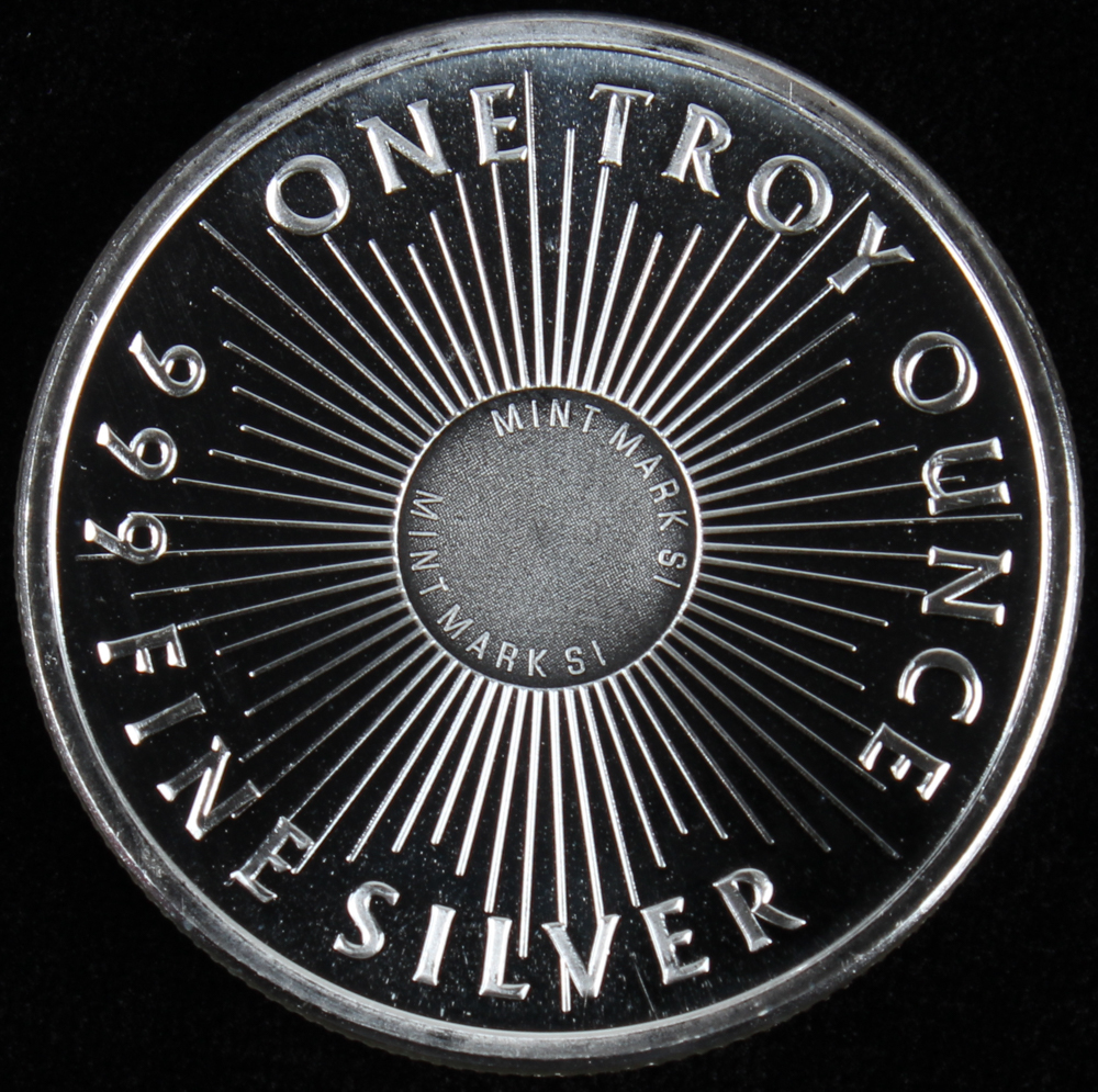 Sunshine Minting .999 One Troy Ounce Fine Silver Bullion Round at PristineAuction.com Sunshine Minting .999 One Troy Ounce Fine Silver Bullion Round at PristineAuction.com