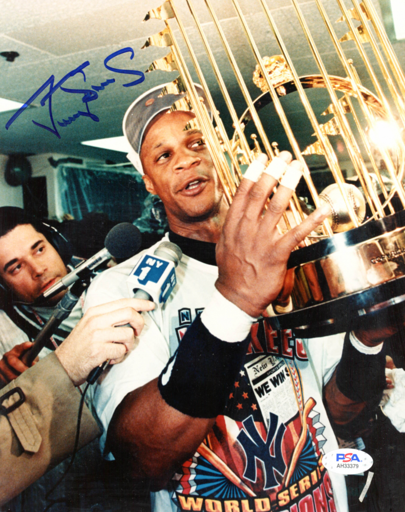 Darryl Strawberry Signed Yankees 8x10 Photo (PSA COA) Pristine Auction