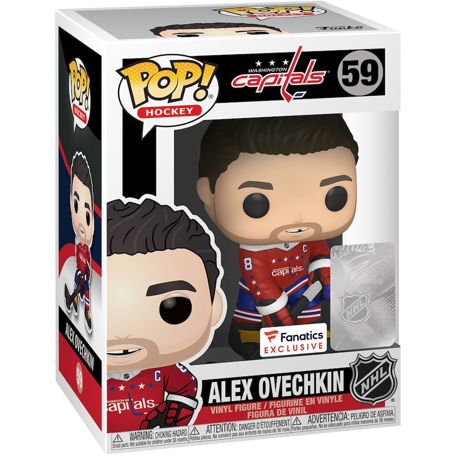 Alex Ovechkin Capitals #59 Hockey Funko Pop! Vinyl Figure at PristineAuction.com Alex Ovechkin Capitals #59 Hockey Funko Pop! Vinyl Figure at PristineAuction.com