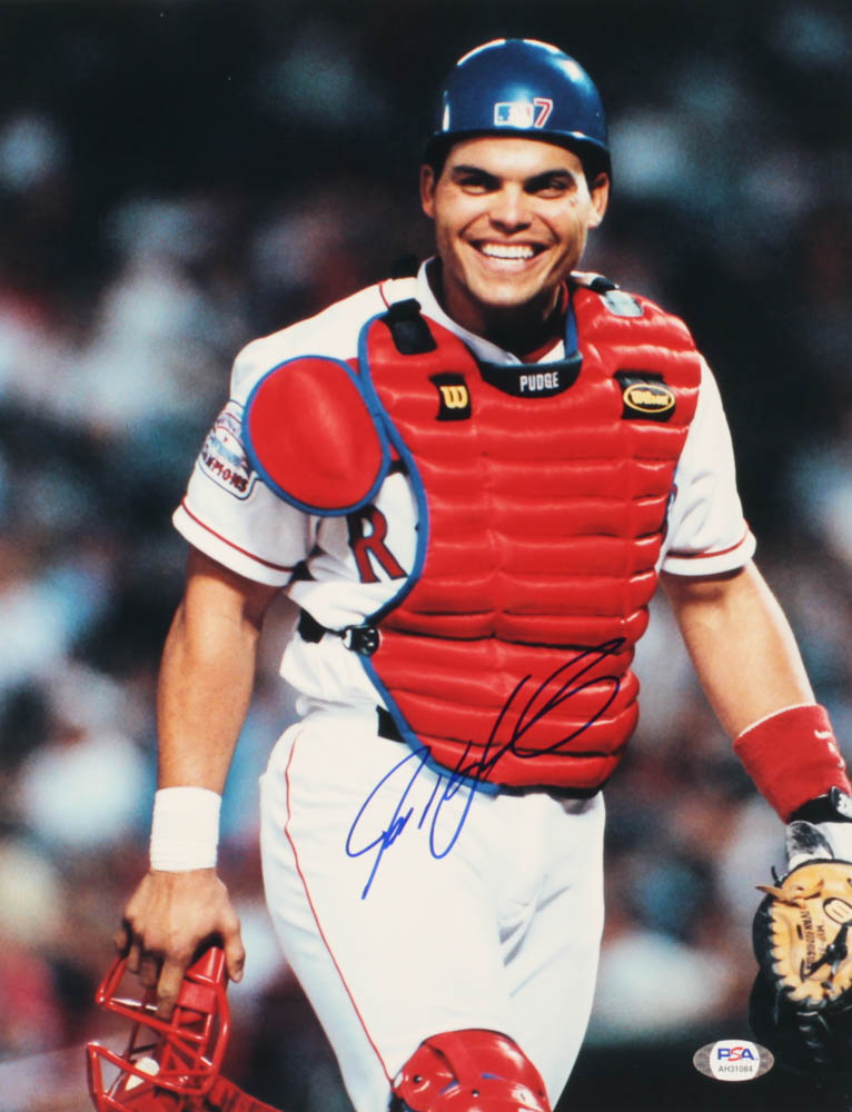 Ivan Rodriguez Signed Rangers 11x14 Photo (JSA COA) at PristineAuction.com Ivan Rodriguez Signed Rangers 11x14 Photo (JSA COA) at PristineAuction.com