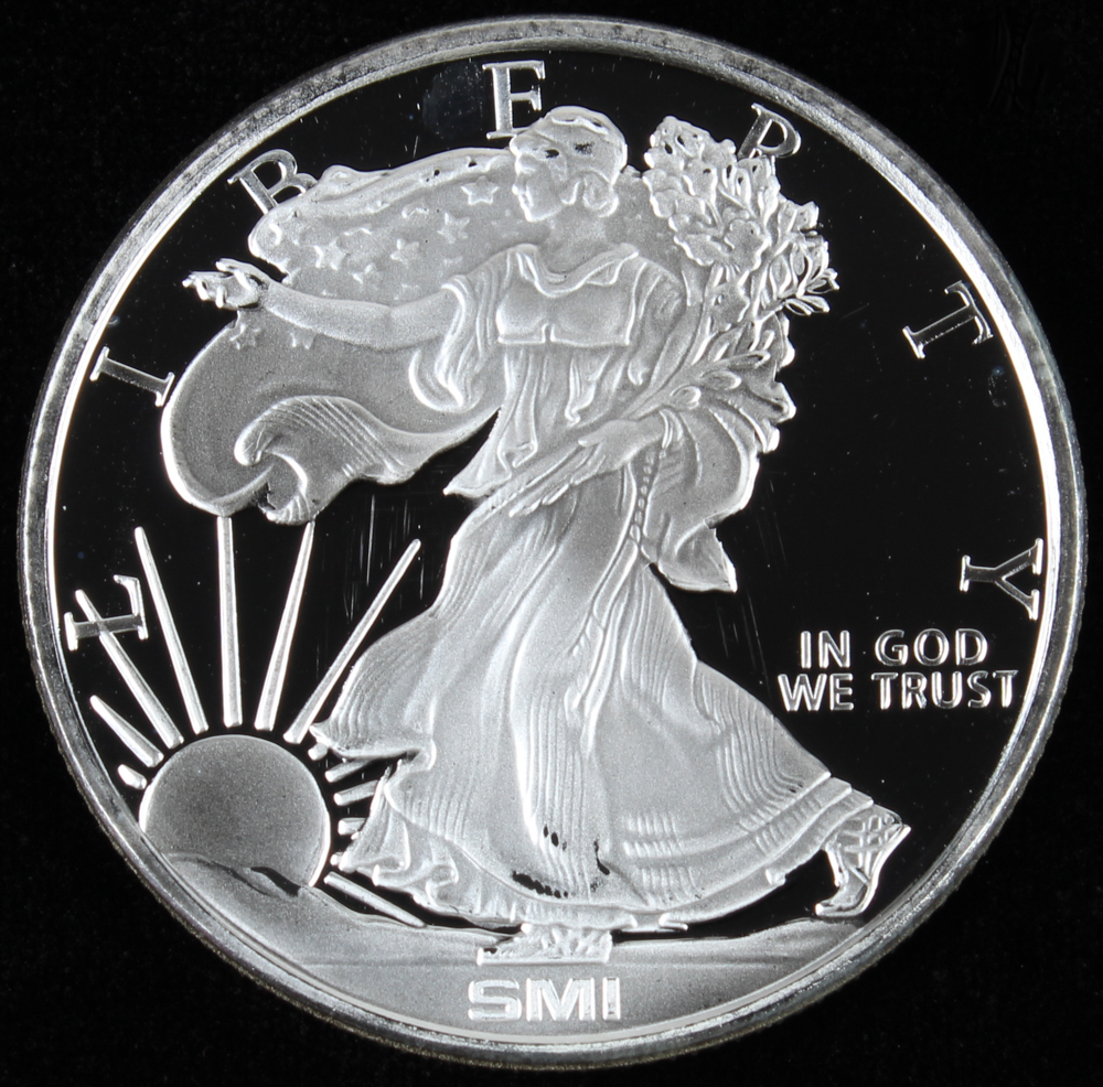 1 Troy Ounce .999 Fine Pure Titanium Walking Liberty Eagle- 1 Oz - Foto 2