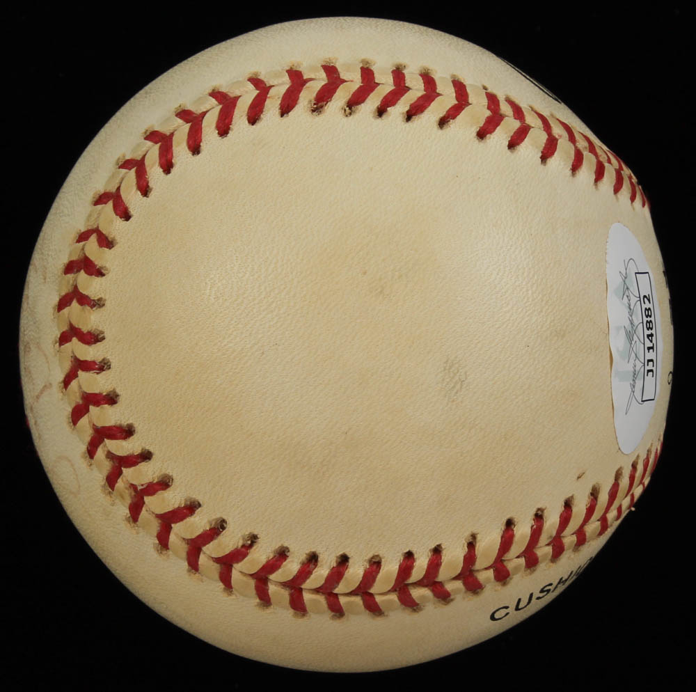 Roger Clemens Signed LE ONL Career Stat Engraved Baseball (JSA COA) at PristineAuction.com Roger Clemens Signed LE ONL Career Stat Engraved Baseball (JSA COA) at PristineAuction.com