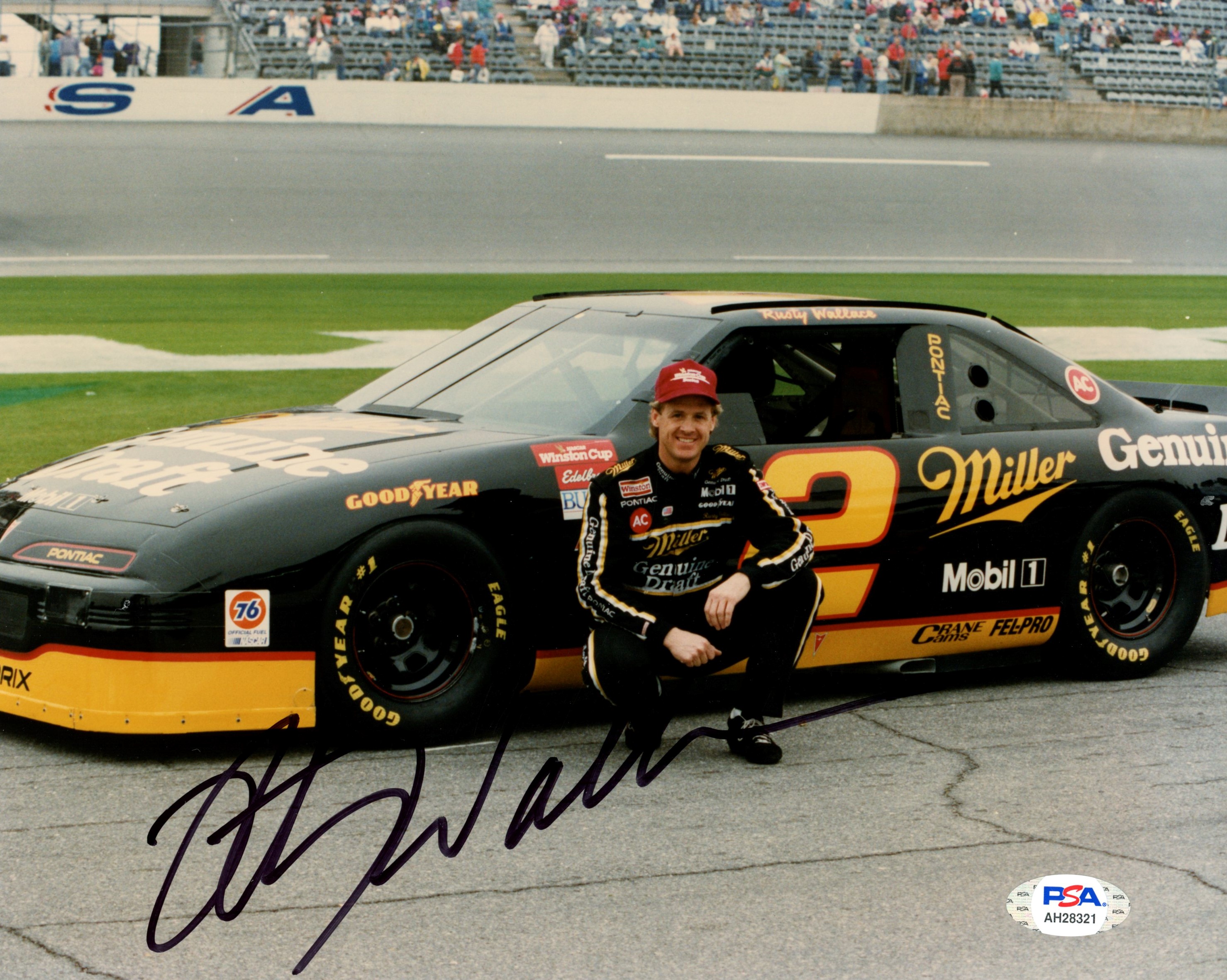 Rusty Wallace Signed NASCAR 8x10 Photo (PSA COA) at PristineAuction.com Rusty Wallace Signed NASCAR 8x10 Photo (PSA COA) at PristineAuction.com