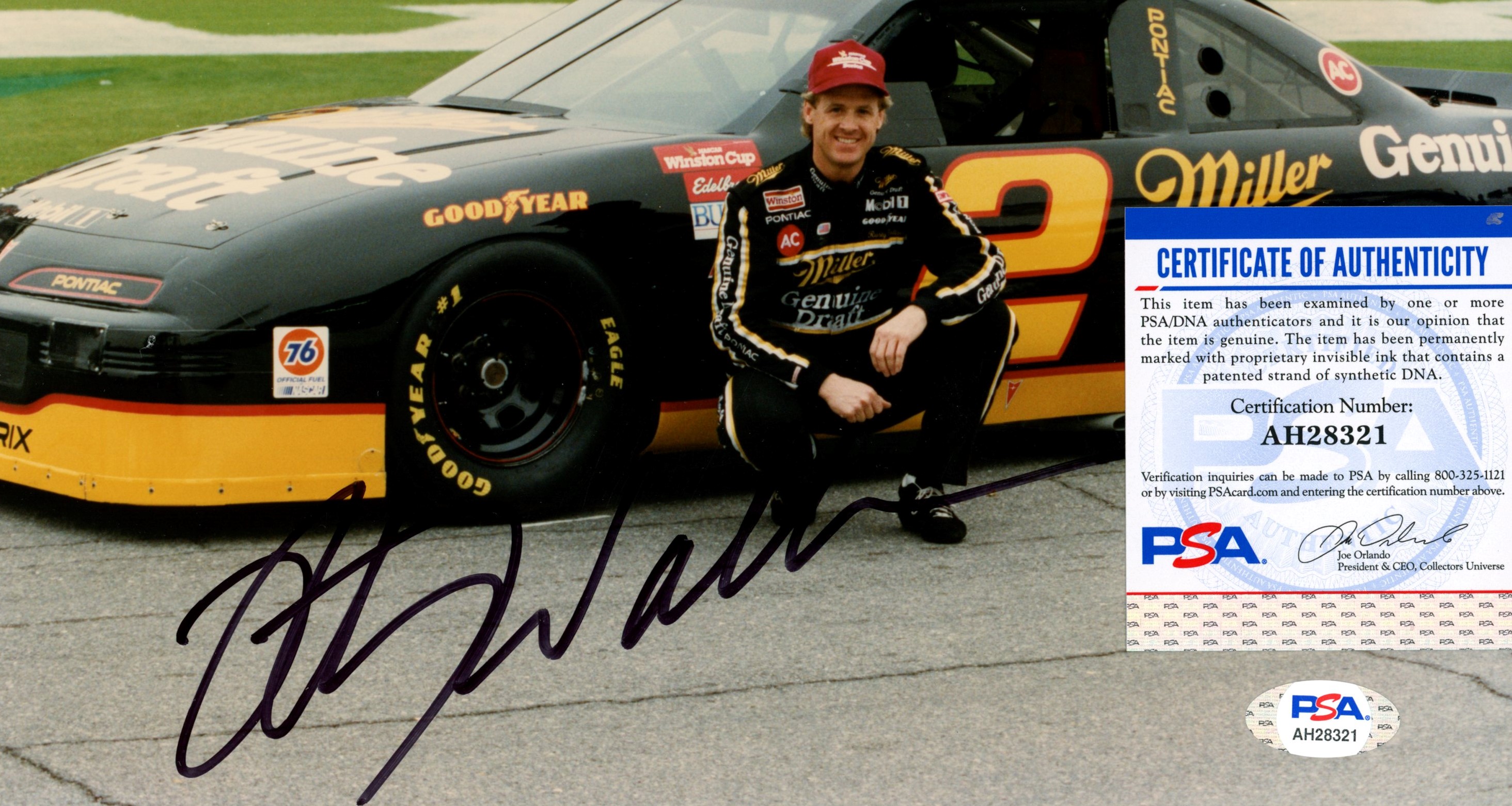 Rusty Wallace Signed NASCAR 8x10 Photo (PSA COA) at PristineAuction.com Rusty Wallace Signed NASCAR 8x10 Photo (PSA COA) at PristineAuction.com