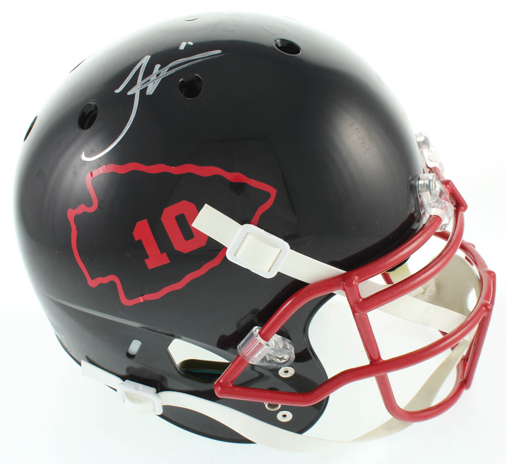 Tyreek Hill Signed Full-Size Authentic On-Field Helmet (JSA Hologram) at PristineAuction.com Tyreek Hill Signed Full-Size Authentic On-Field Helmet (JSA Hologram) at PristineAuction.com
