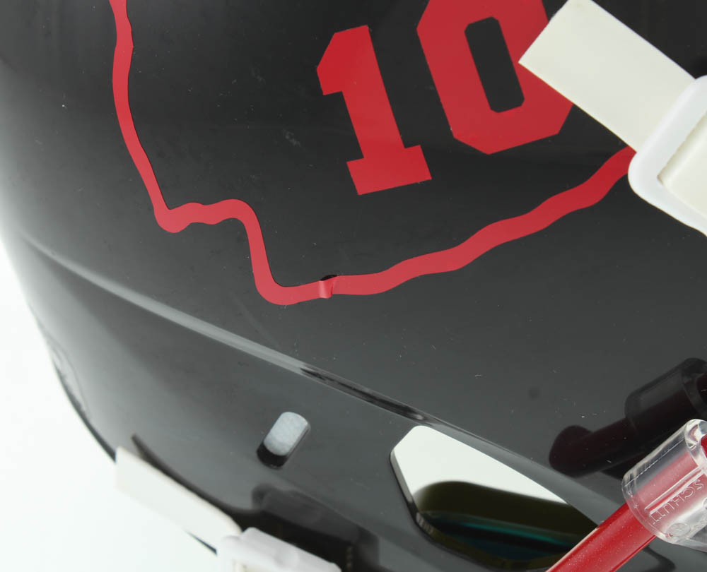 Tyreek Hill Signed Full-Size Authentic On-Field Helmet (JSA Hologram) at PristineAuction.com Tyreek Hill Signed Full-Size Authentic On-Field Helmet (JSA Hologram) at PristineAuction.com