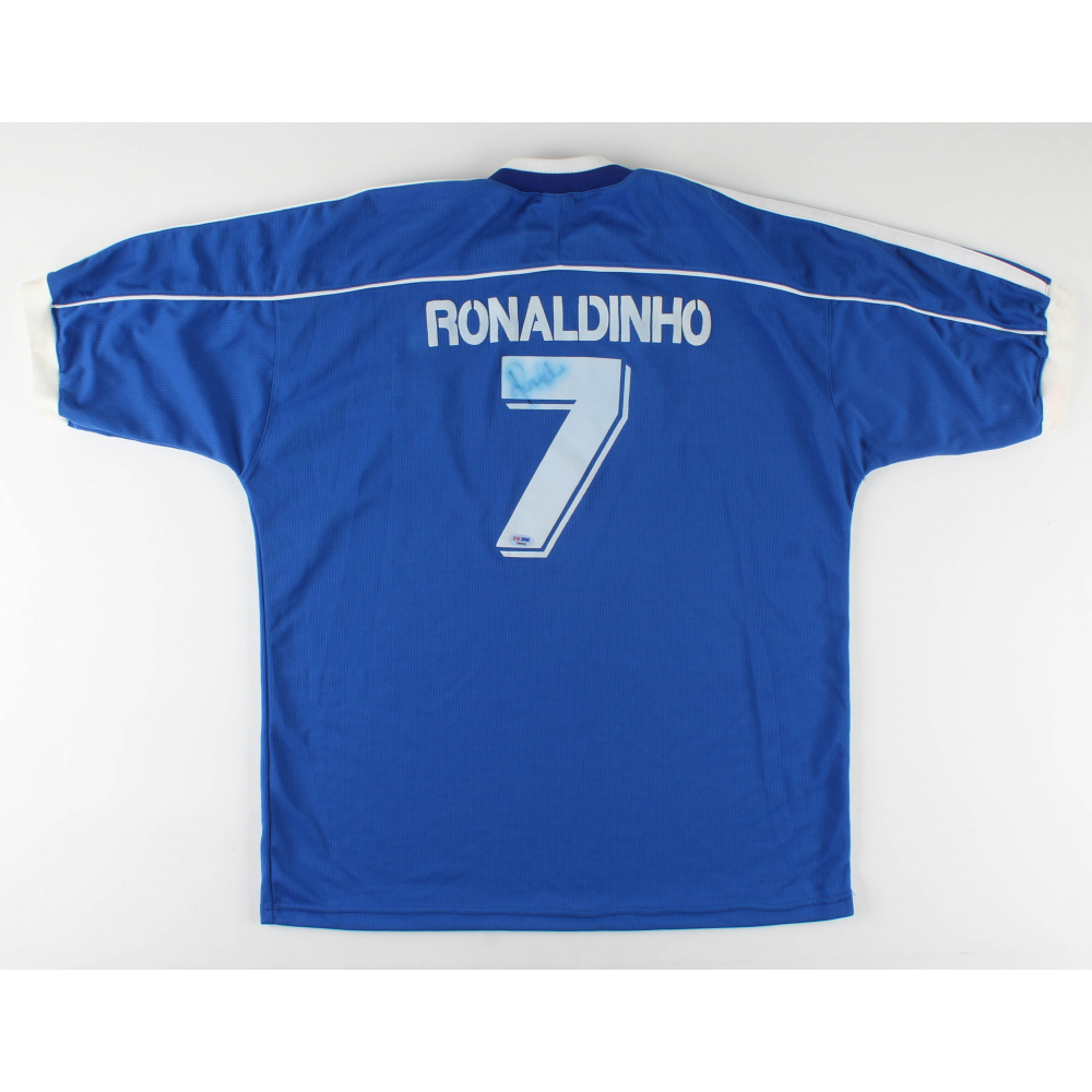 Ronaldinho Signed Brazil Jersey (PSA COA) | Pristine Auction
