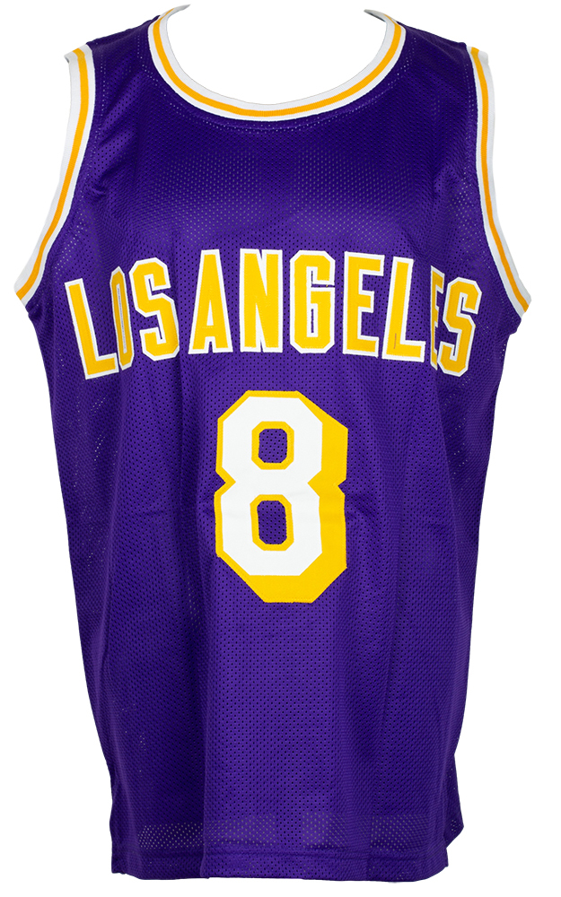 Kobe Bryant Signed Career Highlight Stat Jersey (PSA COA) at PristineAuction.com Kobe Bryant Signed Career Highlight Stat Jersey (PSA COA) at PristineAuction.com