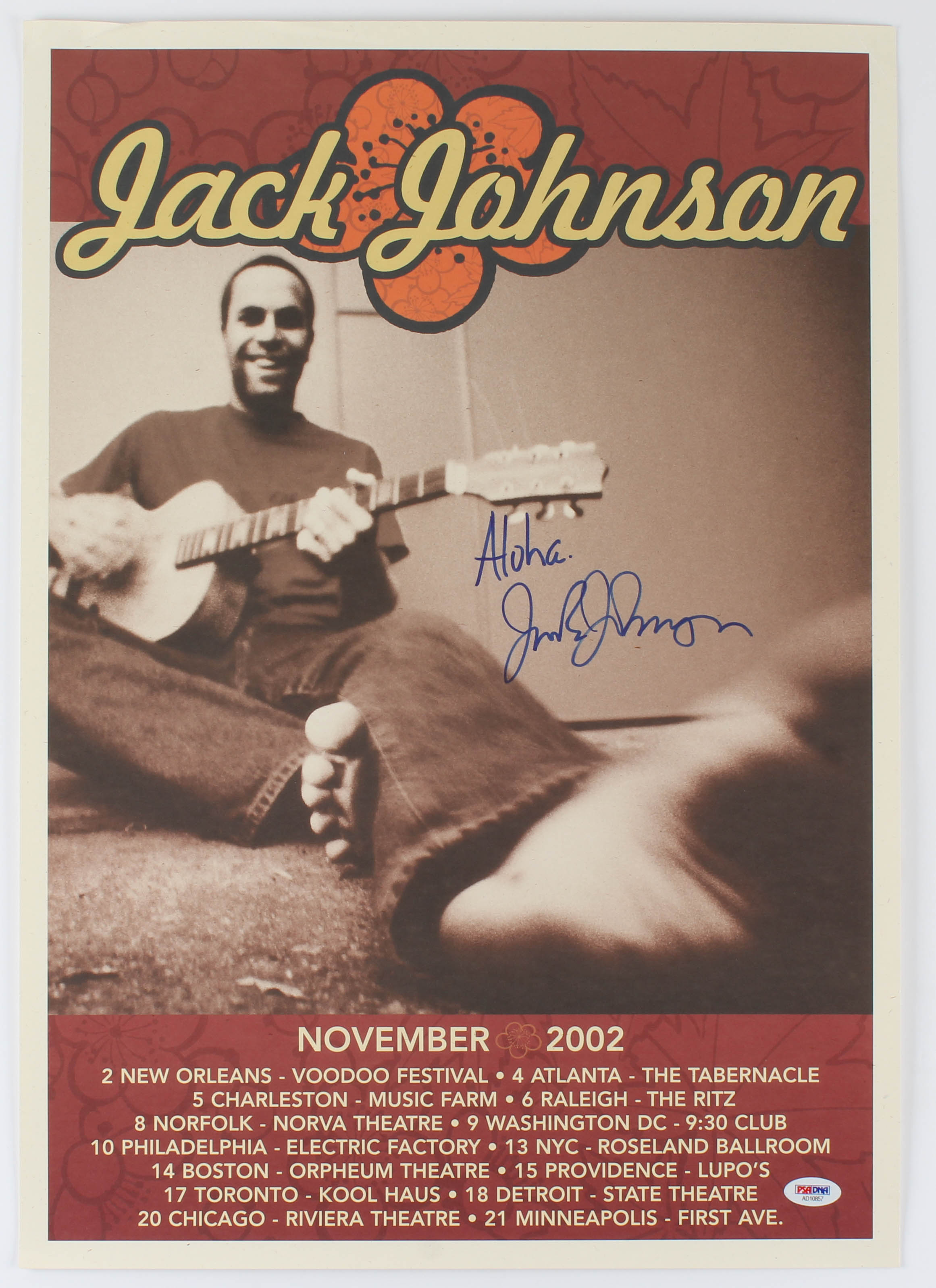ジャック・ジョンソン ツアーポスター Jack Johnson Tour Poster | eBay