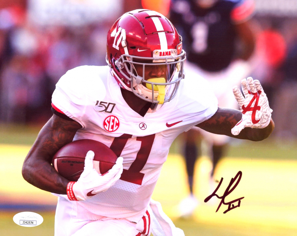 Henry Ruggs Signed Alabama Crimson Tide 8x10 Photo (JSA COA) Pristine