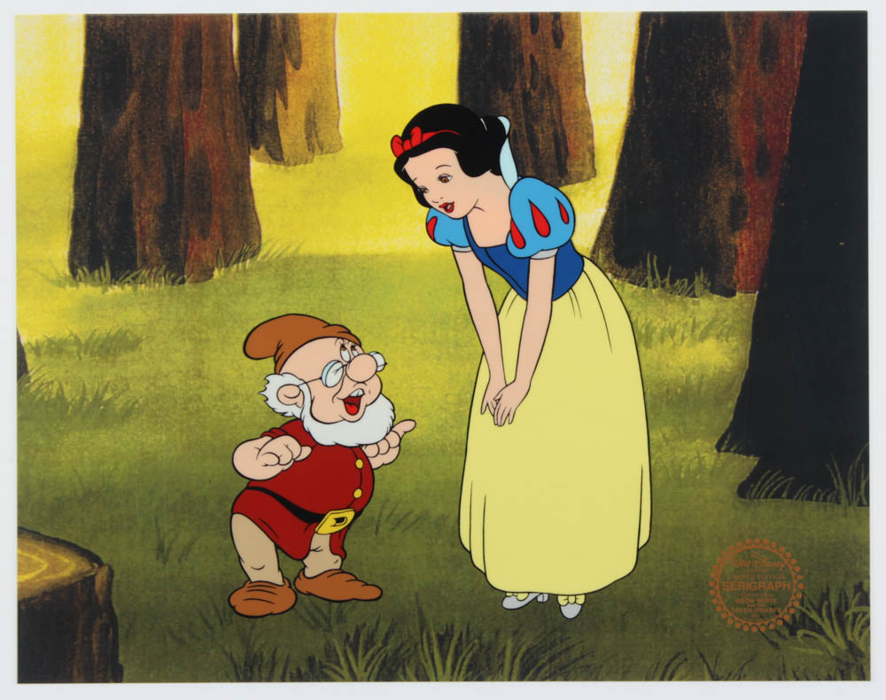 Walt Disney "Snow White & the Seven Dwarfs" 11x14 Limited Edition Serigraph Cel at PristineAuction.com Walt Disney "Snow White & the Seven Dwarfs" 11x14 Limited Edition Serigraph Cel at PristineAuction.com