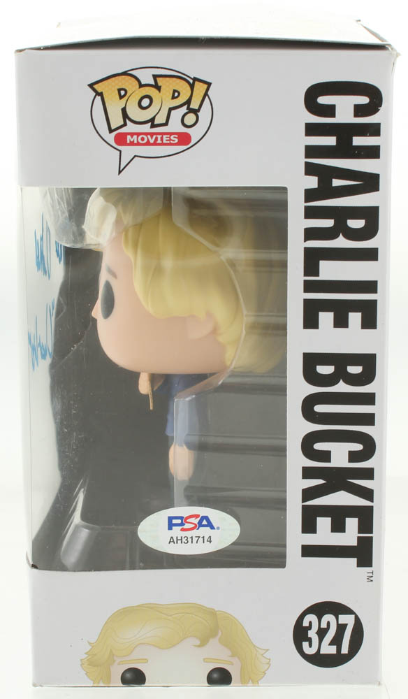 Peter Ostrum Signed "Willy Wonka & The Chocolate Factory" Charlie Bucket Funko POP! #327 Vinyl Figure Inscribed "Charlie" (PSA Hologram) at PristineAuction.com Peter Ostrum Signed "Willy Wonka & The Chocolate Factory" Charlie Bucket Funko POP! #327 Vinyl Figure Inscribed "Charlie" (PSA Hologram) at PristineAuction.com