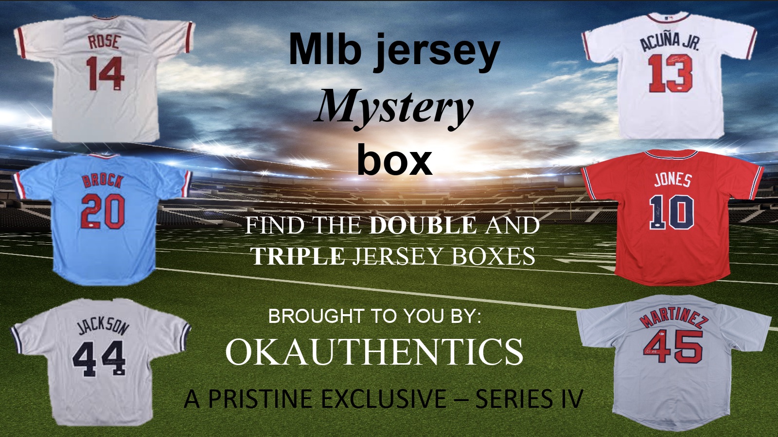 OKAuthentics Pro Baseball Jersey Mystery Box - Series IV at PristineAuction.com OKAuthentics Pro Baseball Jersey Mystery Box - Series IV at PristineAuction.com