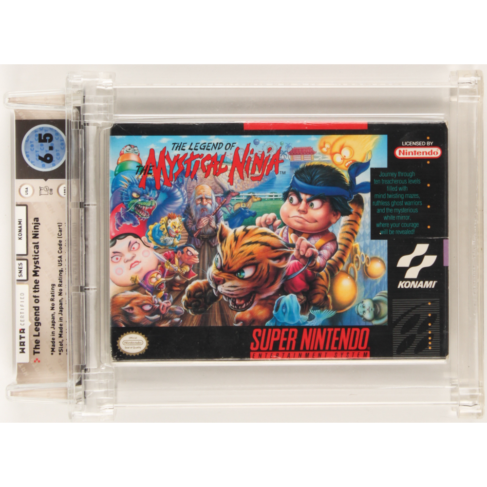 1992 "The Legend of the Mystical Ninja" SNES Video Game (WATA 6.5) |  Pristine Auction