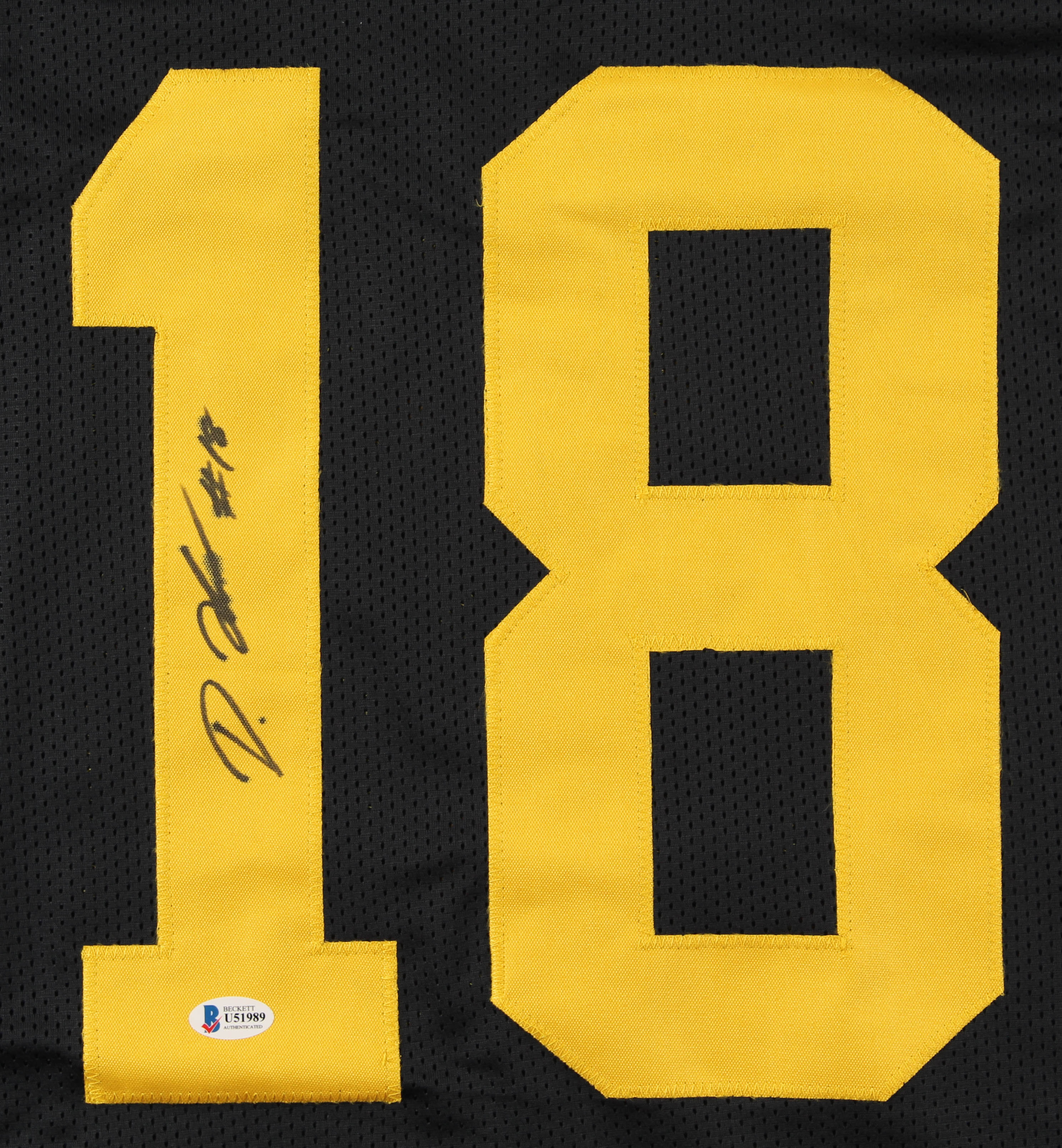 Diontae Johnson Signed Jersey (Beckett COA) at PristineAuction.com Diontae Johnson Signed Jersey (Beckett COA) at PristineAuction.com