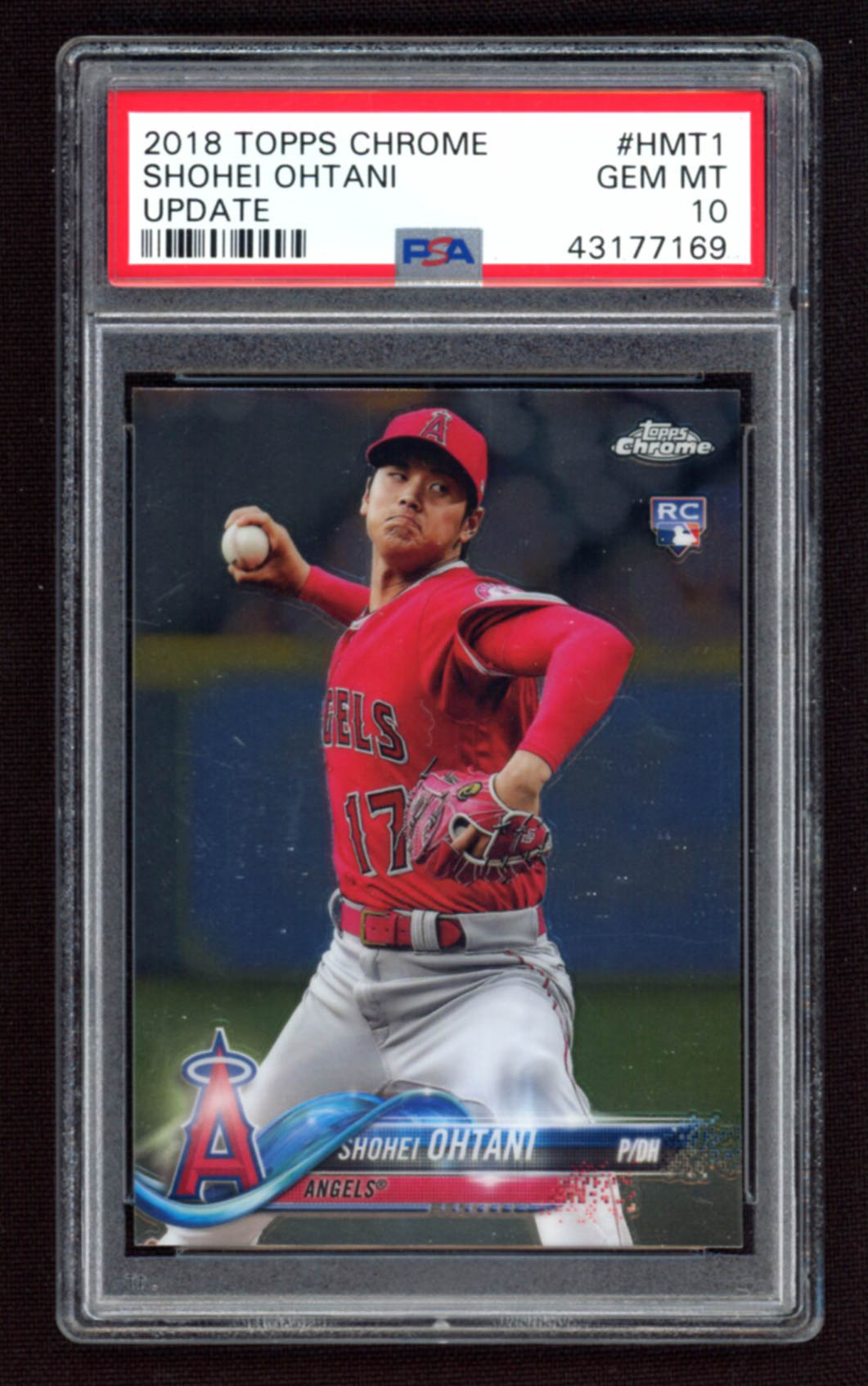 Shohei Ohtani 2018 Topps Chrome Update #HMT1 RC (PSA 10) at PristineAuction.com Shohei Ohtani 2018 Topps Chrome Update #HMT1 RC (PSA 10) at PristineAuction.com