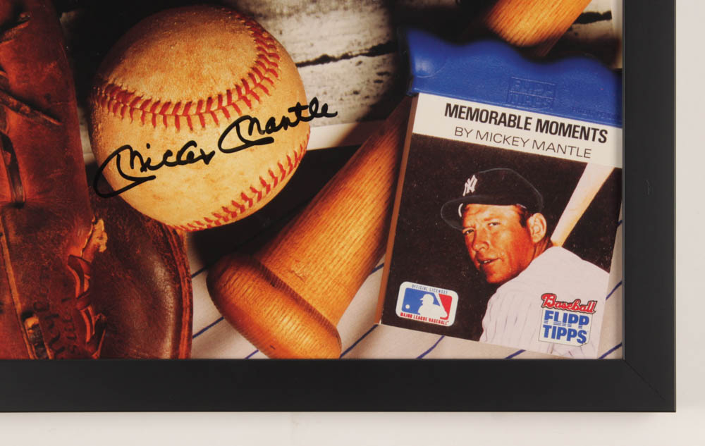 Mickey Mantle Signed Yankees 20x26 Custom Framed Photo Display (JSA ALOA) at PristineAuction.com Mickey Mantle Signed Yankees 20x26 Custom Framed Photo Display (JSA ALOA) at PristineAuction.com