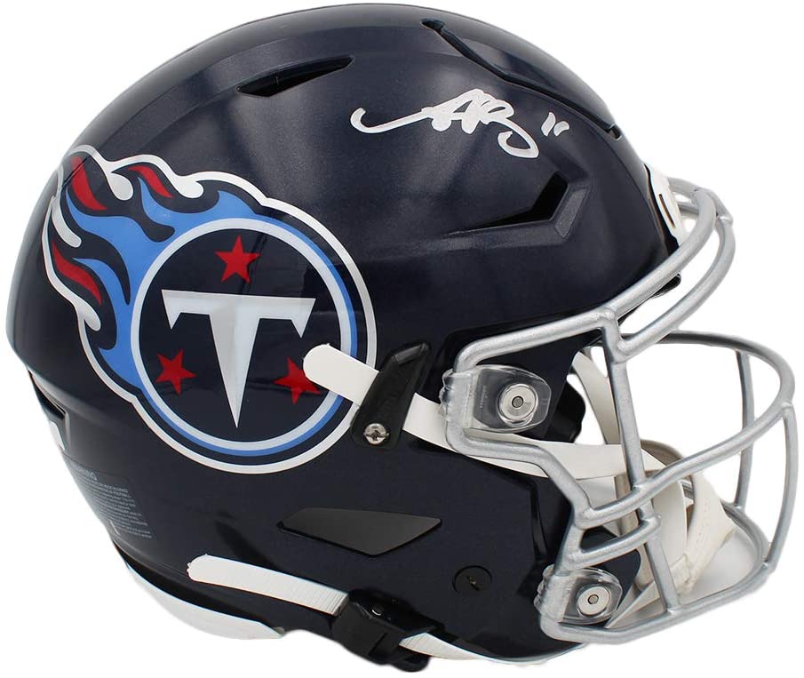 A. J. Brown Signed Titans Full-Size Authentic On-Field SpeedFlex Helmet (Radtke COA) at PristineAuction.com A. J. Brown Signed Titans Full-Size Authentic On-Field SpeedFlex Helmet (Radtke COA) at PristineAuction.com