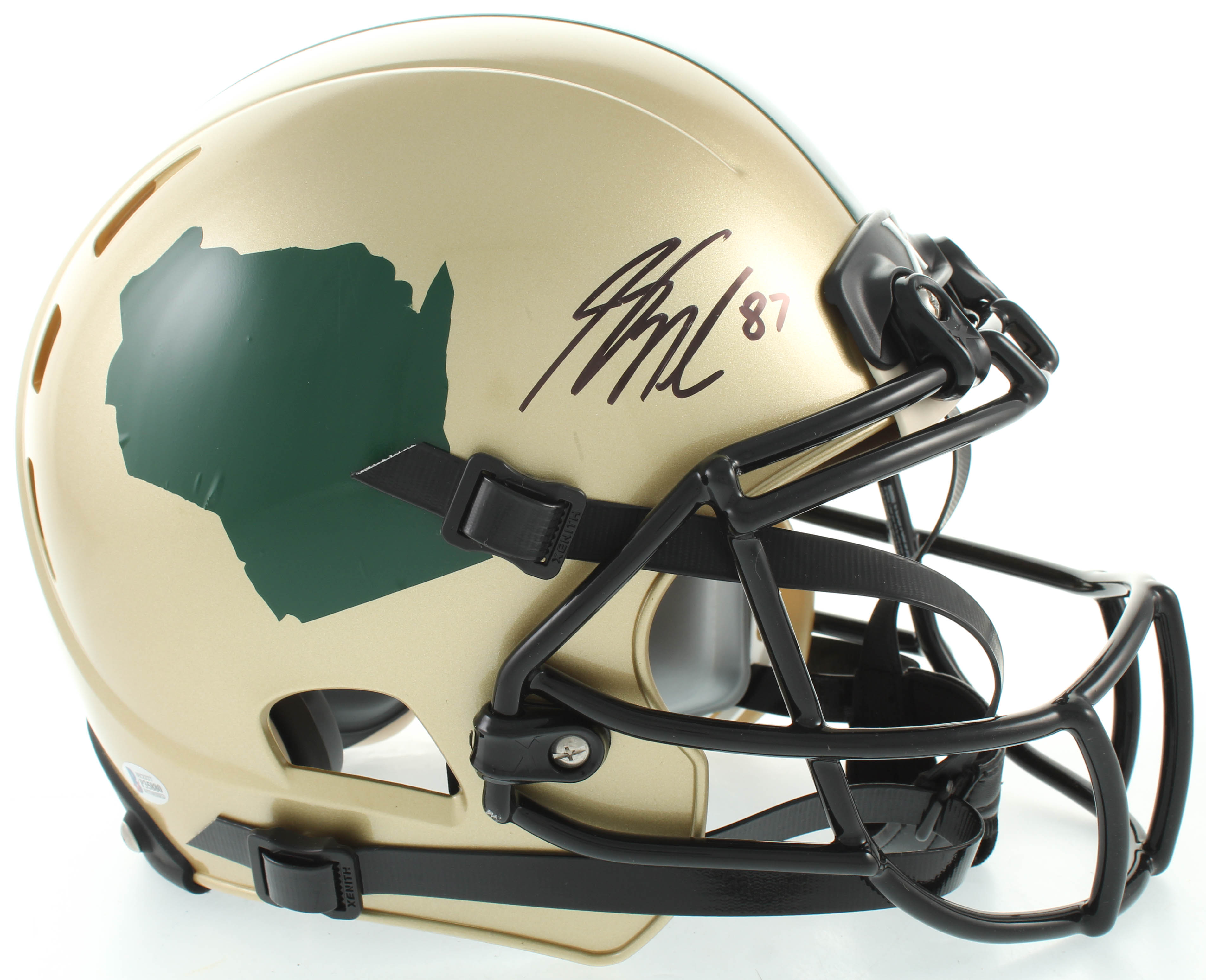 Jordy Nelson Signed Full-Size Authentic-On Field Helmet (Beckett COA) at PristineAuction.com Jordy Nelson Signed Full-Size Authentic-On Field Helmet (Beckett COA) at PristineAuction.com