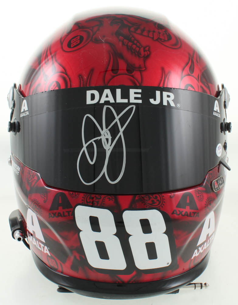 Dale Earnhardt Jr. Signed NASCAR Axalta #88 Full-Size Helmet (PSA ...