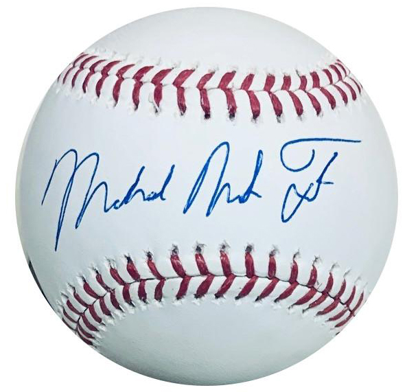 Mike Trout Signed OML Baseball (MLB Hologram) at PristineAuction.com Mike Trout Signed OML Baseball (MLB Hologram) at PristineAuction.com