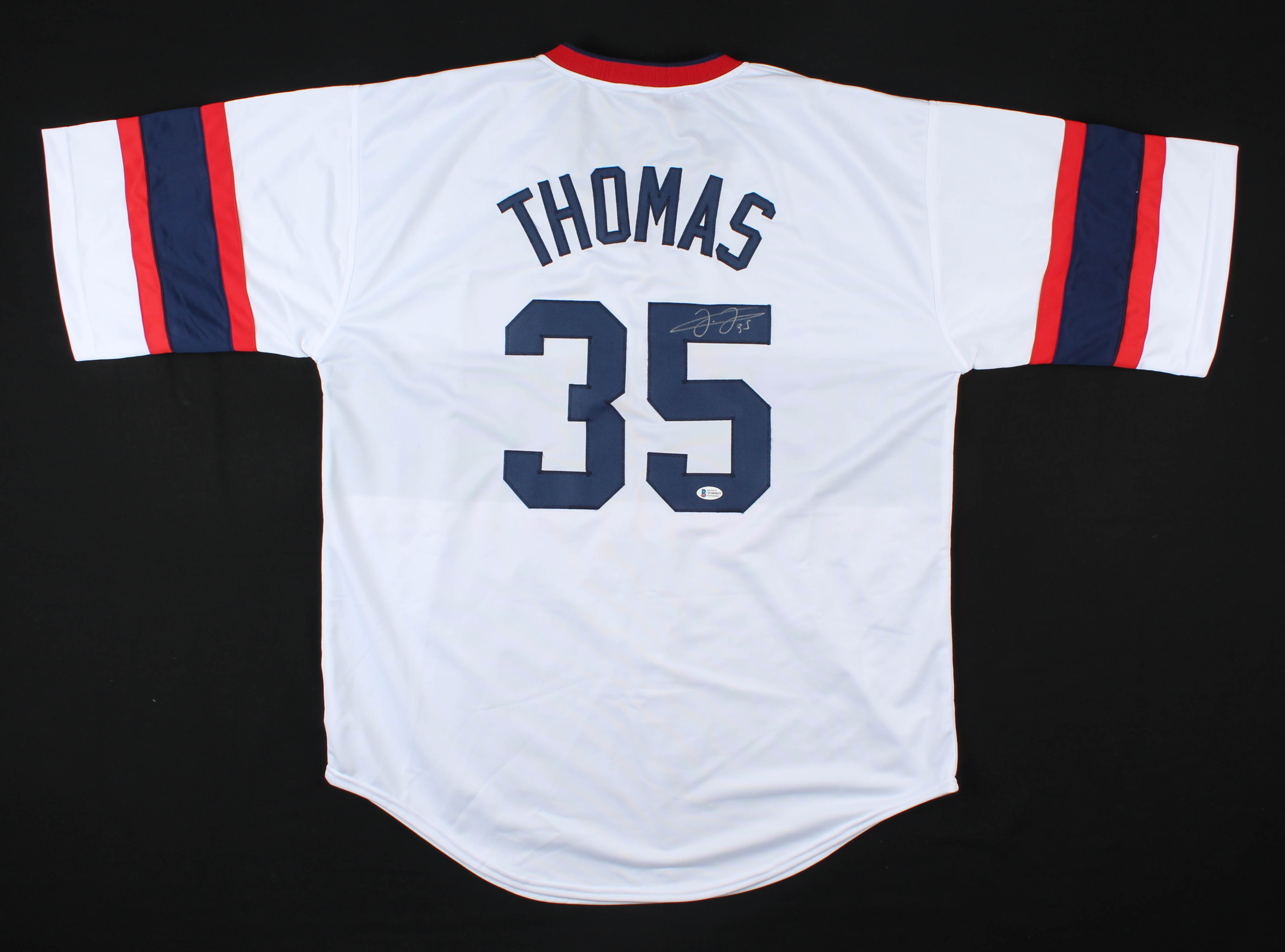 Frank Thomas Signed Jersey (Beckett COA) at PristineAuction.com Frank Thomas Signed Jersey (Beckett COA) at PristineAuction.com