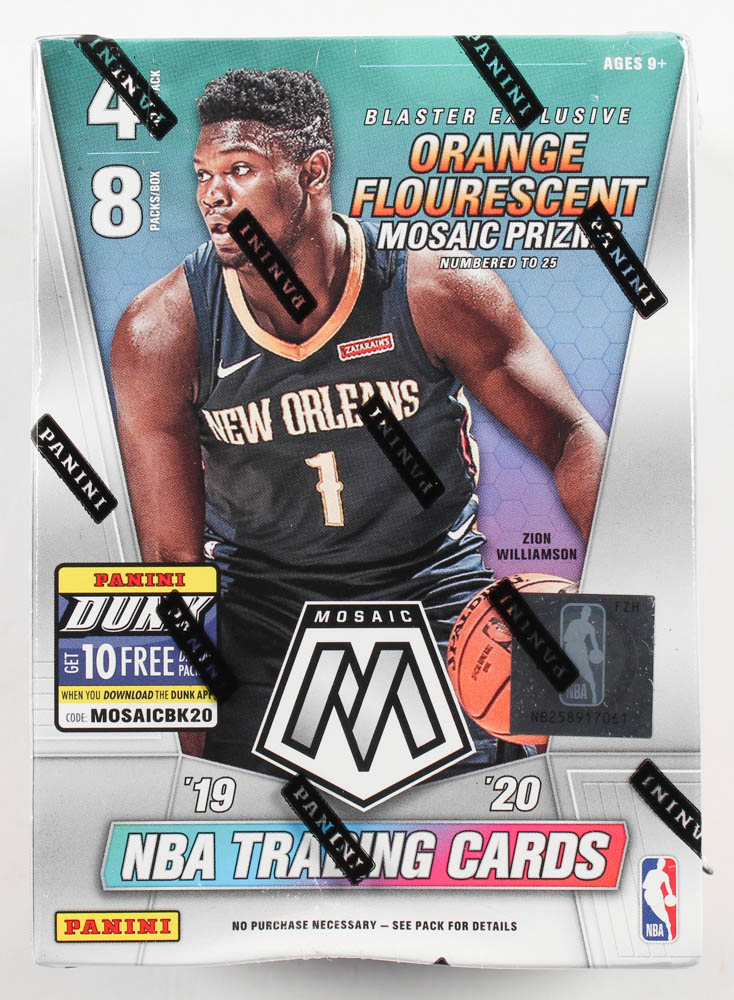 2019-20 Panini Mosaic Basketball 8-Pack Blaster Box with (8) Packs at PristineAuction.com 2019-20 Panini Mosaic Basketball 8-Pack Blaster Box with (8) Packs at PristineAuction.com