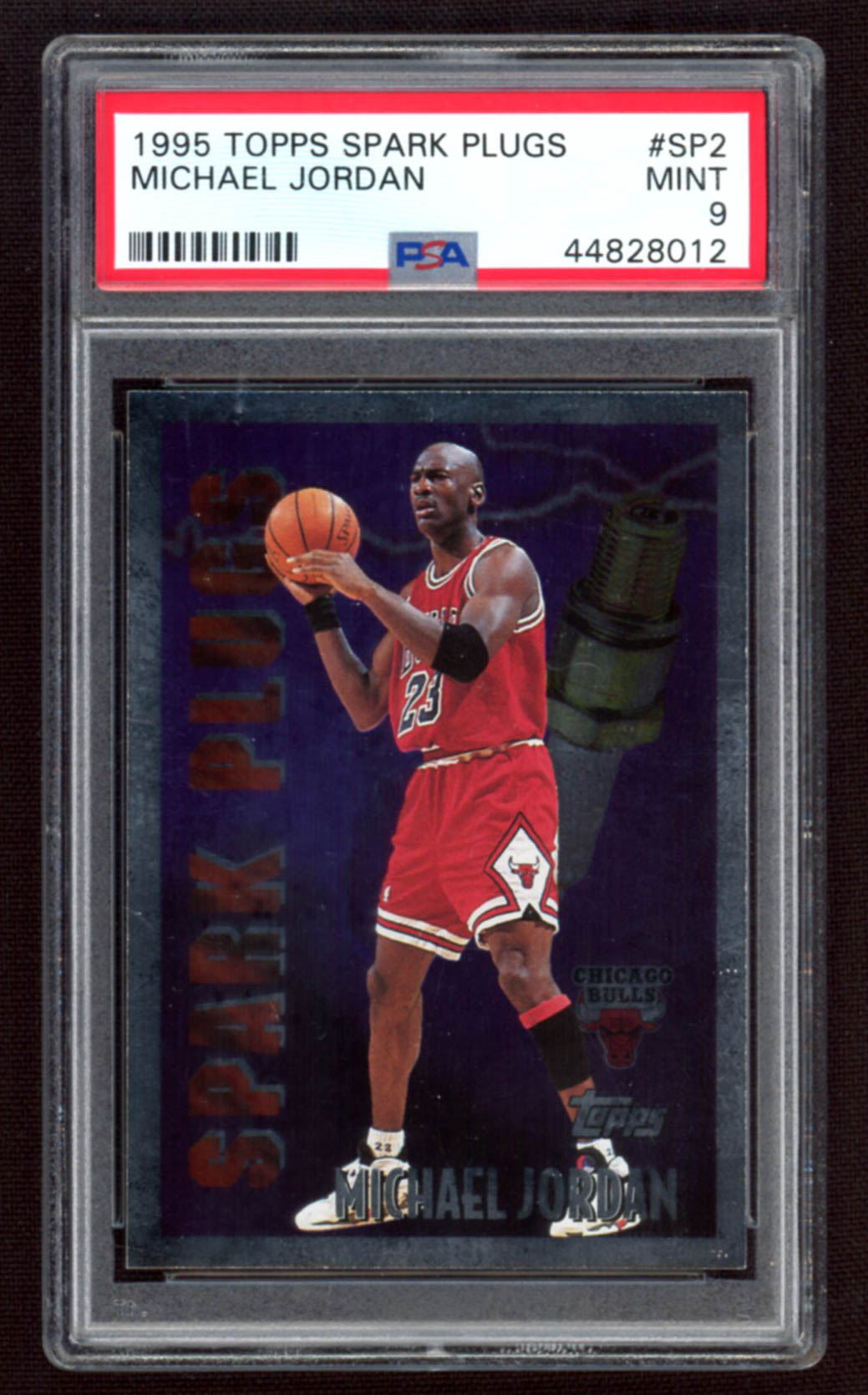 Michael Jordan 1995-96 Topps Spark Plugs #SP2 (PSA 9) at PristineAuction.com Michael Jordan 1995-96 Topps Spark Plugs #SP2 (PSA 9) at PristineAuction.com