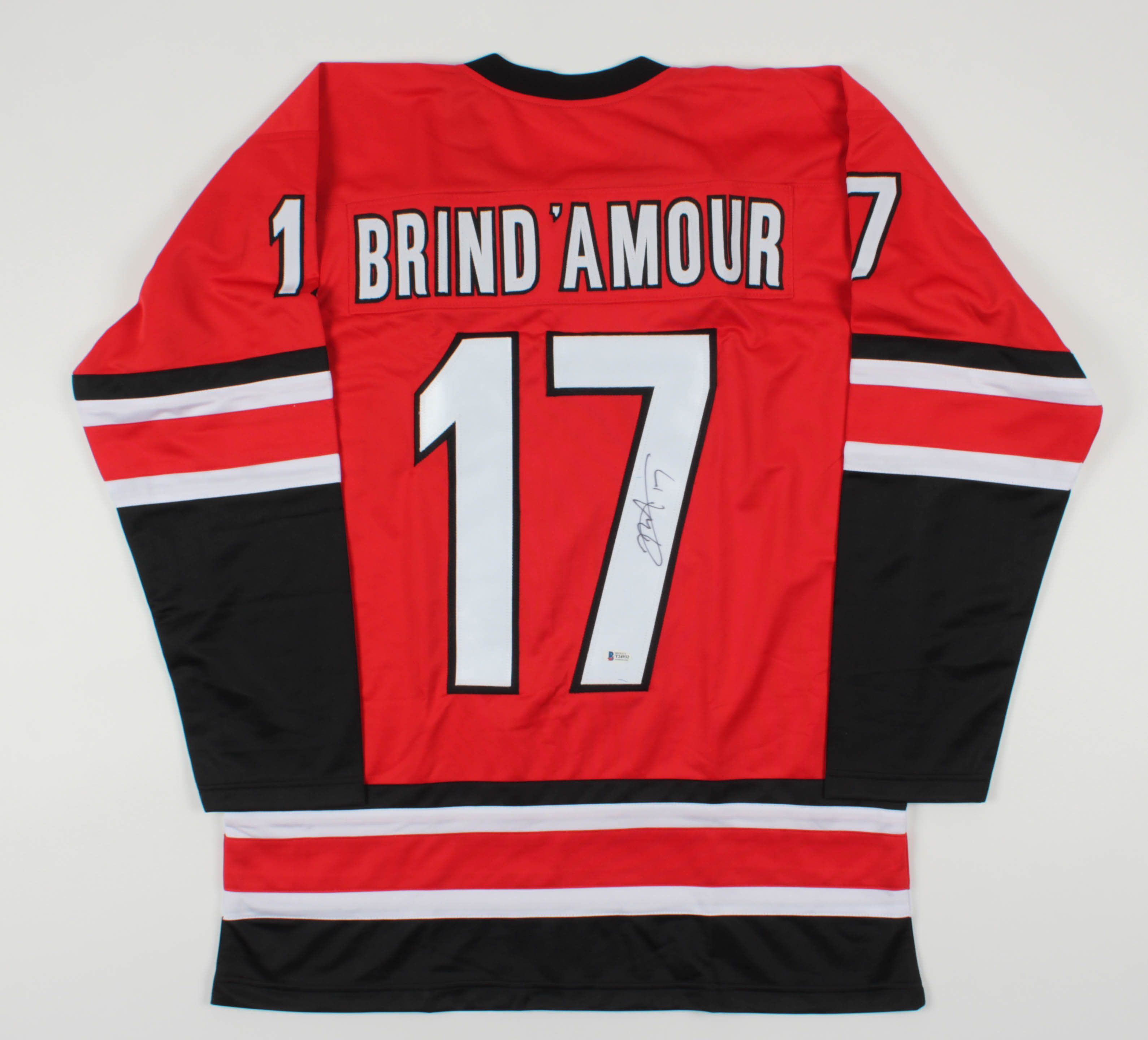 Rod Brind'Amour Signed Jersey (Beckett COA) at PristineAuction.com Rod Brind'Amour Signed Jersey (Beckett COA) at PristineAuction.com