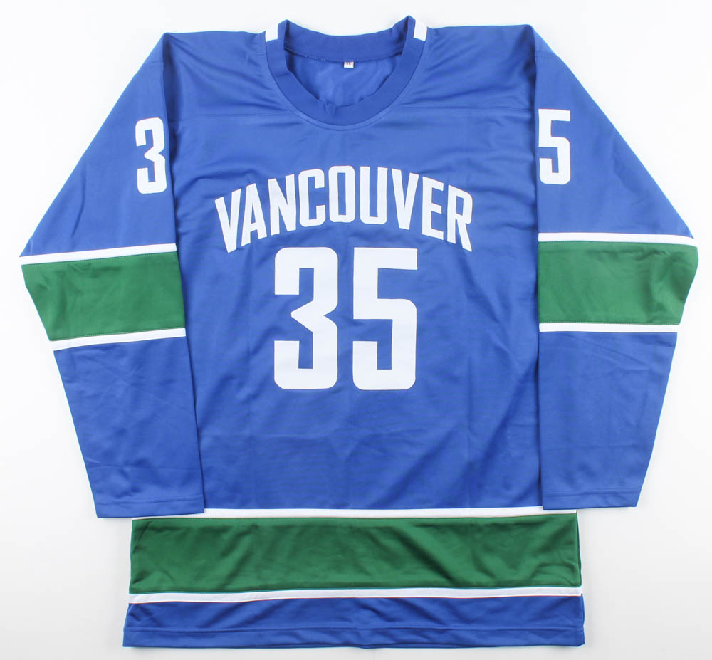 Thatcher Demko Signed Jersey (Beckett COA) at PristineAuction.com Thatcher Demko Signed Jersey (Beckett COA) at PristineAuction.com