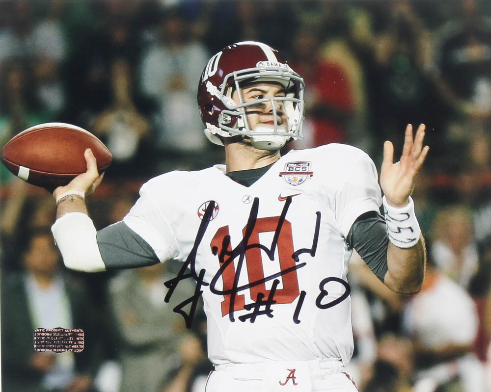 A. J. McCarron Signed Alabama Crimson Tide 8x10 Photo (Radtke Hologram) at PristineAuction.com A. J. McCarron Signed Alabama Crimson Tide 8x10 Photo (Radtke Hologram) at PristineAuction.com