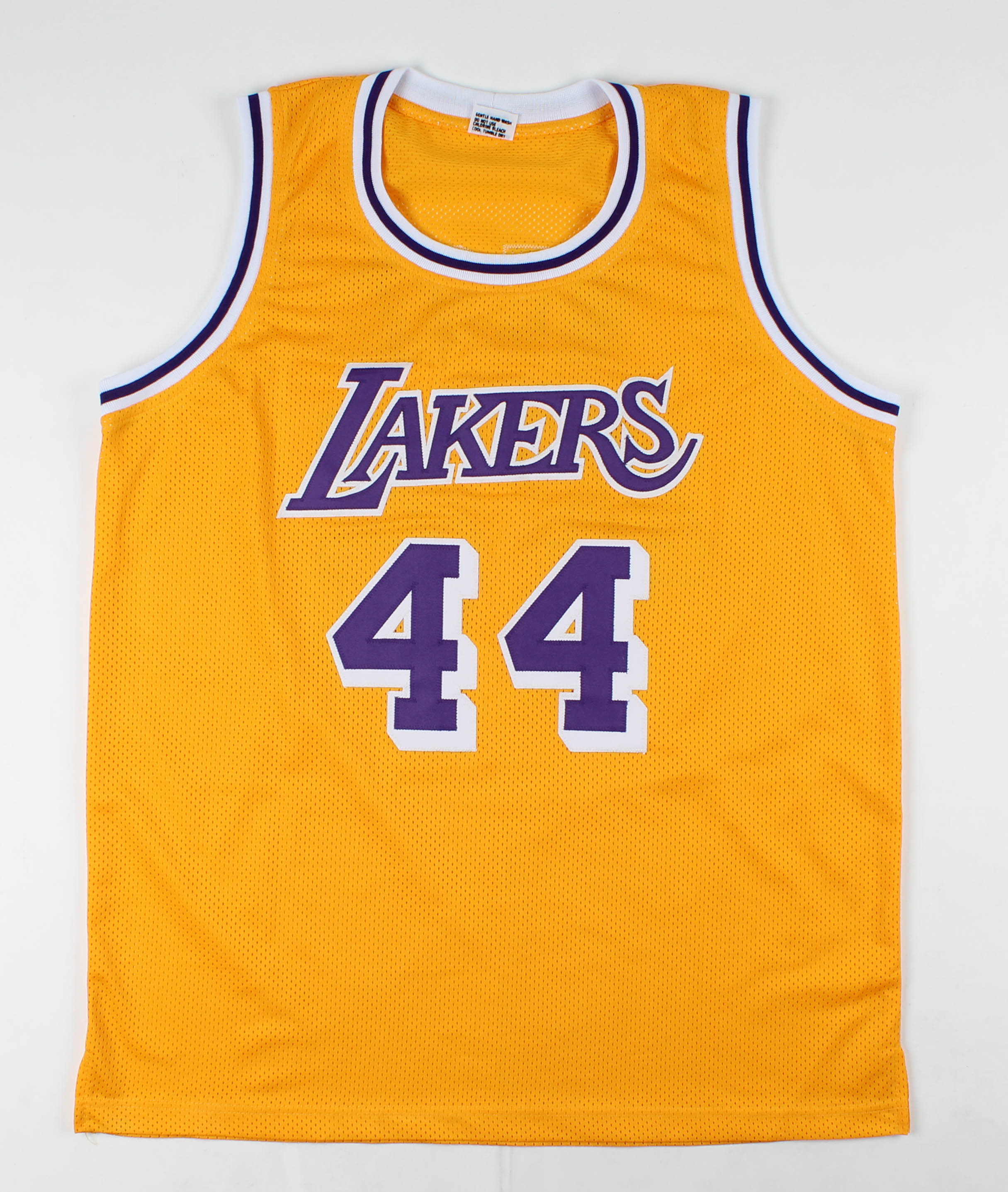 Jerry West Signed Jersey Inscribed "Mr. Clutch" (Beckett) at PristineAuction.com Jerry West Signed Jersey Inscribed "Mr. Clutch" (Beckett) at PristineAuction.com