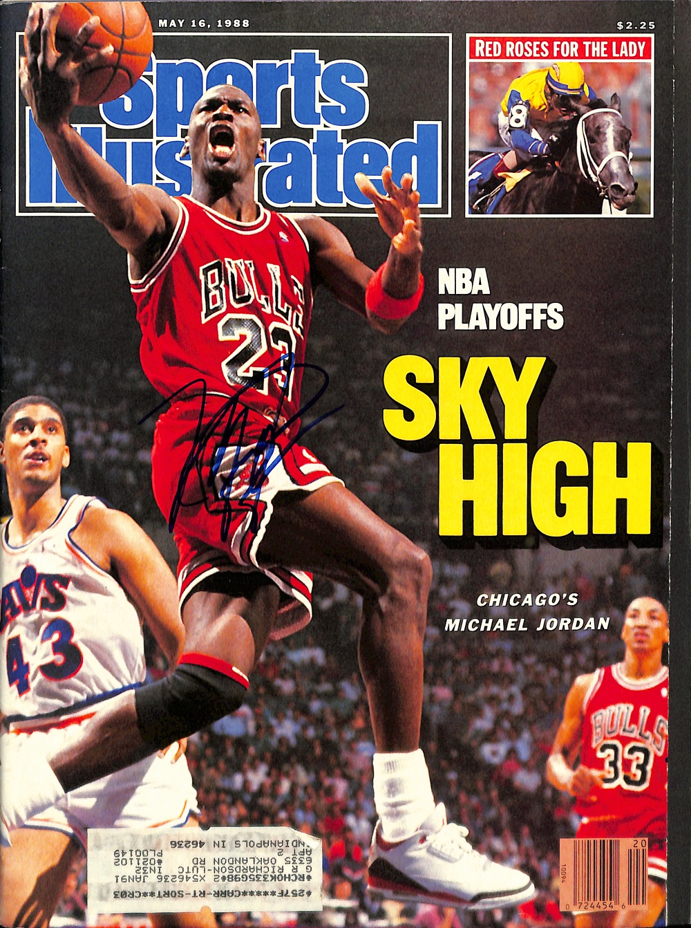 michael jordan signed sports illustrated