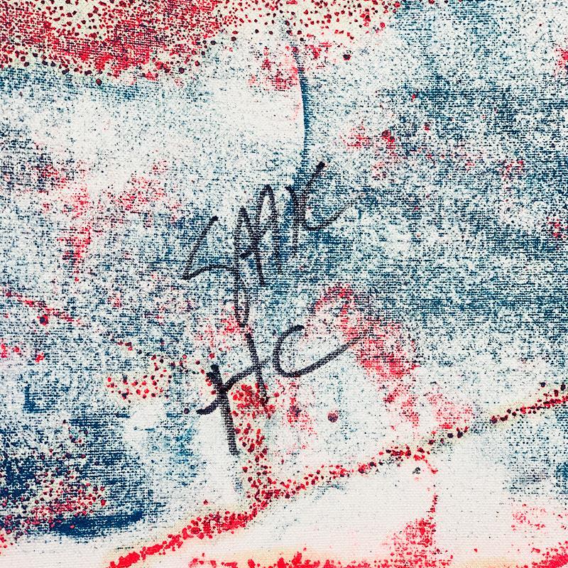 Steve Kaufman Signed "M&Ms" Limited Edition 15x49 Hand Pulled silkscreen Mixed Media on Canvas at PristineAuction.com Steve Kaufman Signed "M&Ms" Limited Edition 15x49 Hand Pulled silkscreen Mixed Media on Canvas at PristineAuction.com