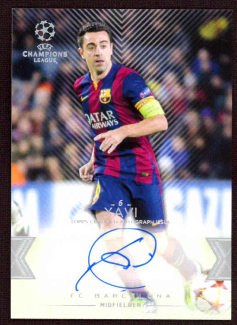 XAVI Hernandez シャビ　サイン Xavi Hernandez 2019-20 Panini Chronicles Cornerstones Jersey
