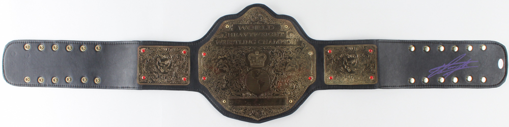 The Undertaker Signed World Heavyweight Wrestling Champion Belt (JSA COA) at PristineAuction.com The Undertaker Signed World Heavyweight Wrestling Champion Belt (JSA COA) at PristineAuction.com