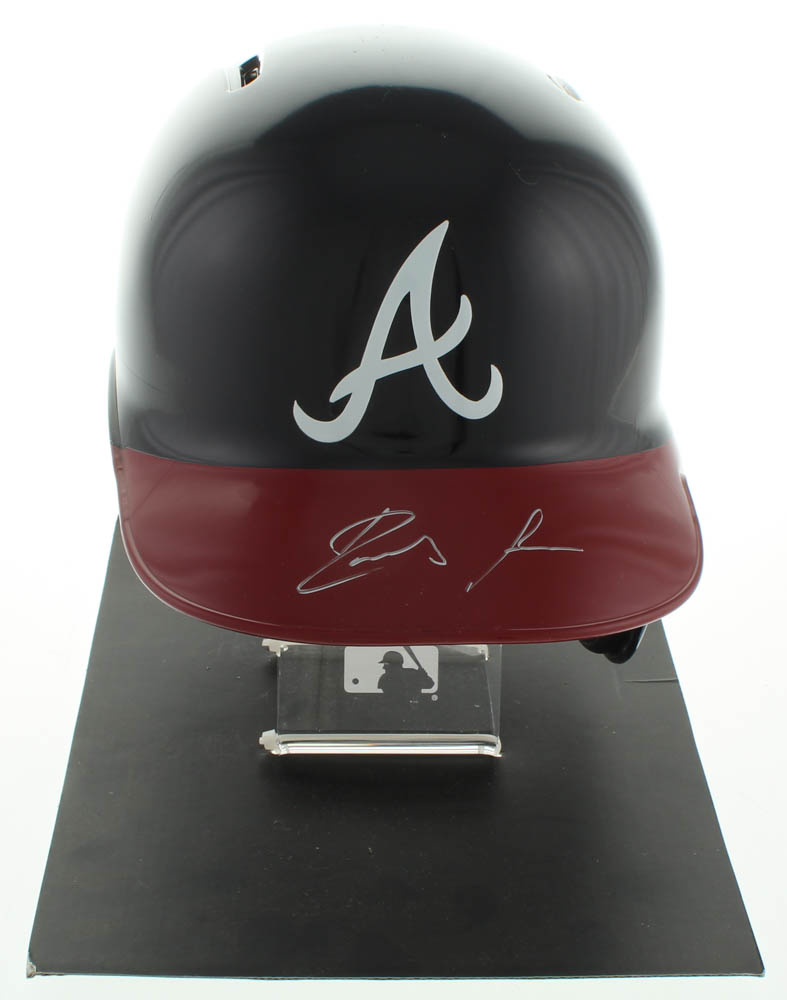 Ronald Acuna Jr. Signed Braves Full-Size Batting Helmet with Helmet Stand (JSA COA) at PristineAuction.com Ronald Acuna Jr. Signed Braves Full-Size Batting Helmet with Helmet Stand (JSA COA) at PristineAuction.com