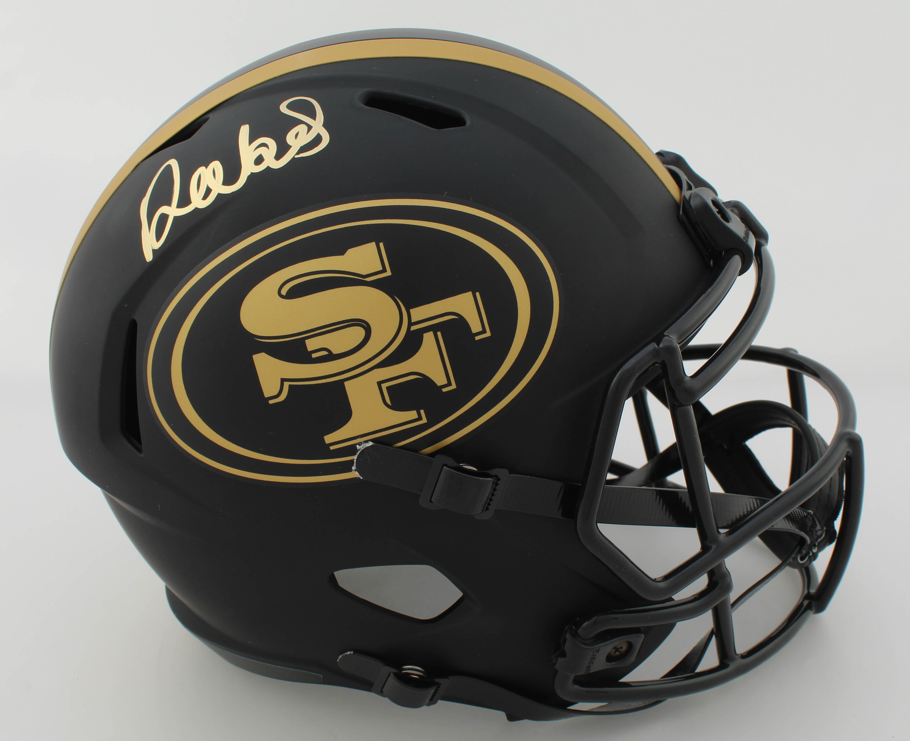 Deebo Samuel Signed 49ers Full-Size Eclipse Alternate Speed Helmet (Beckett COA) at PristineAuction.com Deebo Samuel Signed 49ers Full-Size Eclipse Alternate Speed Helmet (Beckett COA) at PristineAuction.com