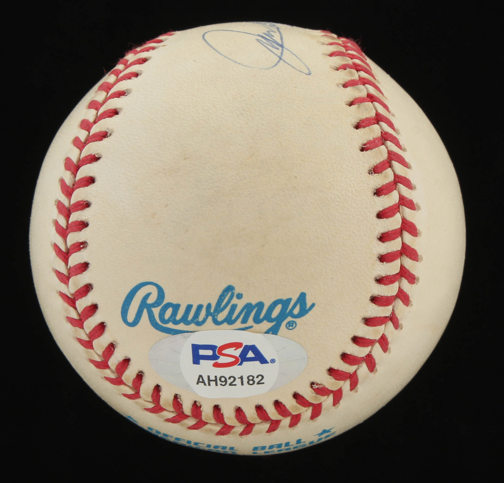 Jim "Catfish" Hunter Signed OAL Baseball (PSA COA) Pristine Auction
