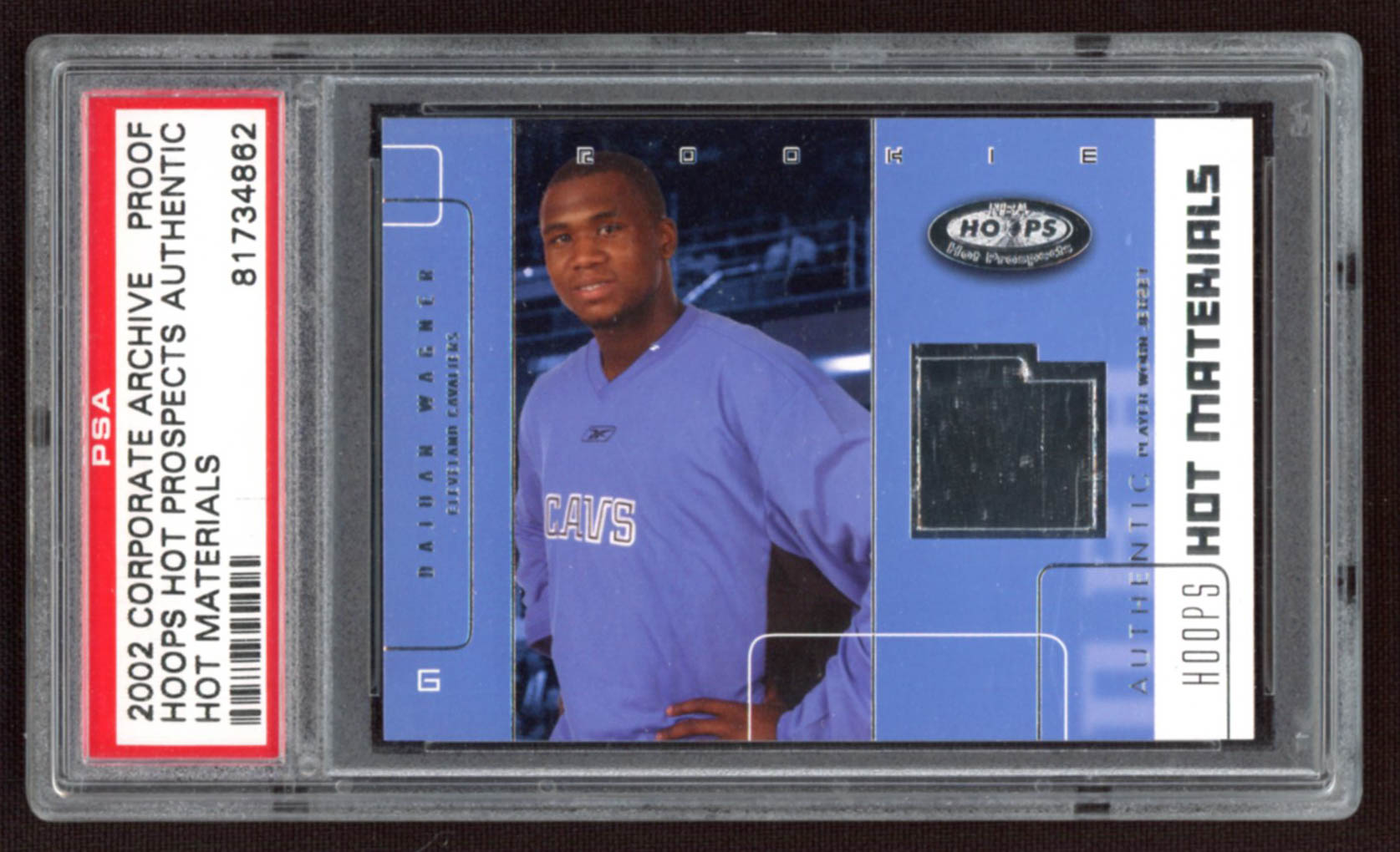 DaJuan Wagner 2002-03 Hoops Hot Prospects Hot Materials #36 Proof (PSA Authentic) at PristineAuction.com DaJuan Wagner 2002-03 Hoops Hot Prospects Hot Materials #36 Proof (PSA Authentic) at PristineAuction.com