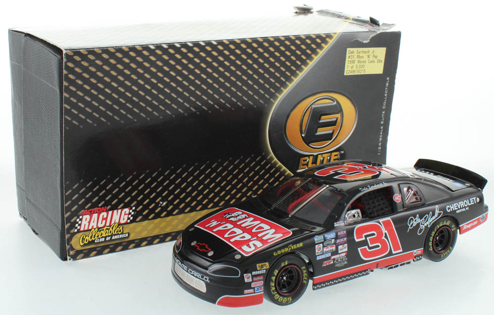 Dale Earnhardt Jr. LE #31 Mom 'N' Pop 1996 Monte Carlo Elite 1:24 Scale Die Cast Car at PristineAuction.com Dale Earnhardt Jr. LE #31 Mom 'N' Pop 1996 Monte Carlo Elite 1:24 Scale Die Cast Car at PristineAuction.com