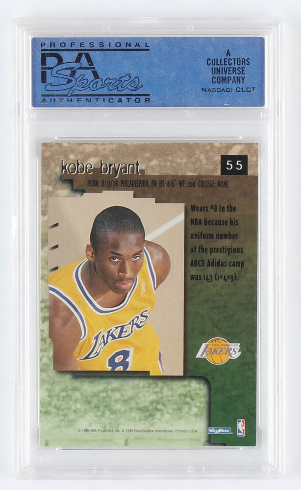 Kobe Bryant 1996-97 SkyBox Premium #55 RC (PSA 9) | Pristine Auction