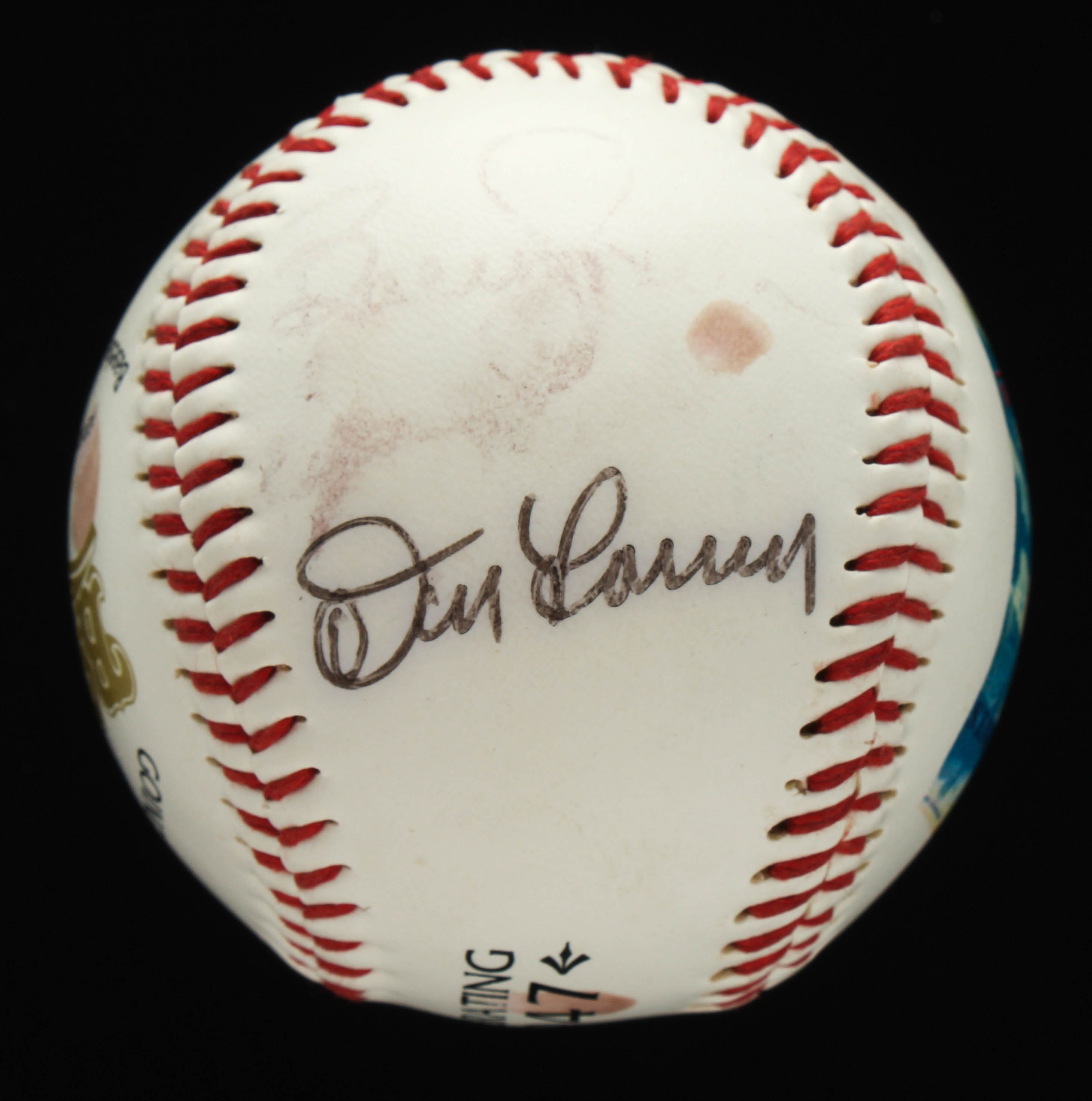1947 World Series Commemorative Baseball Signed By (4) with Don Larsen, Bobby Murcer, Duke Snider, & Tom Henrich (JSA COA) at PristineAuction.com 1947 World Series Commemorative Baseball Signed By (4) with Don Larsen, Bobby Murcer, Duke Snider, & Tom Henrich (JSA COA) at PristineAuction.com