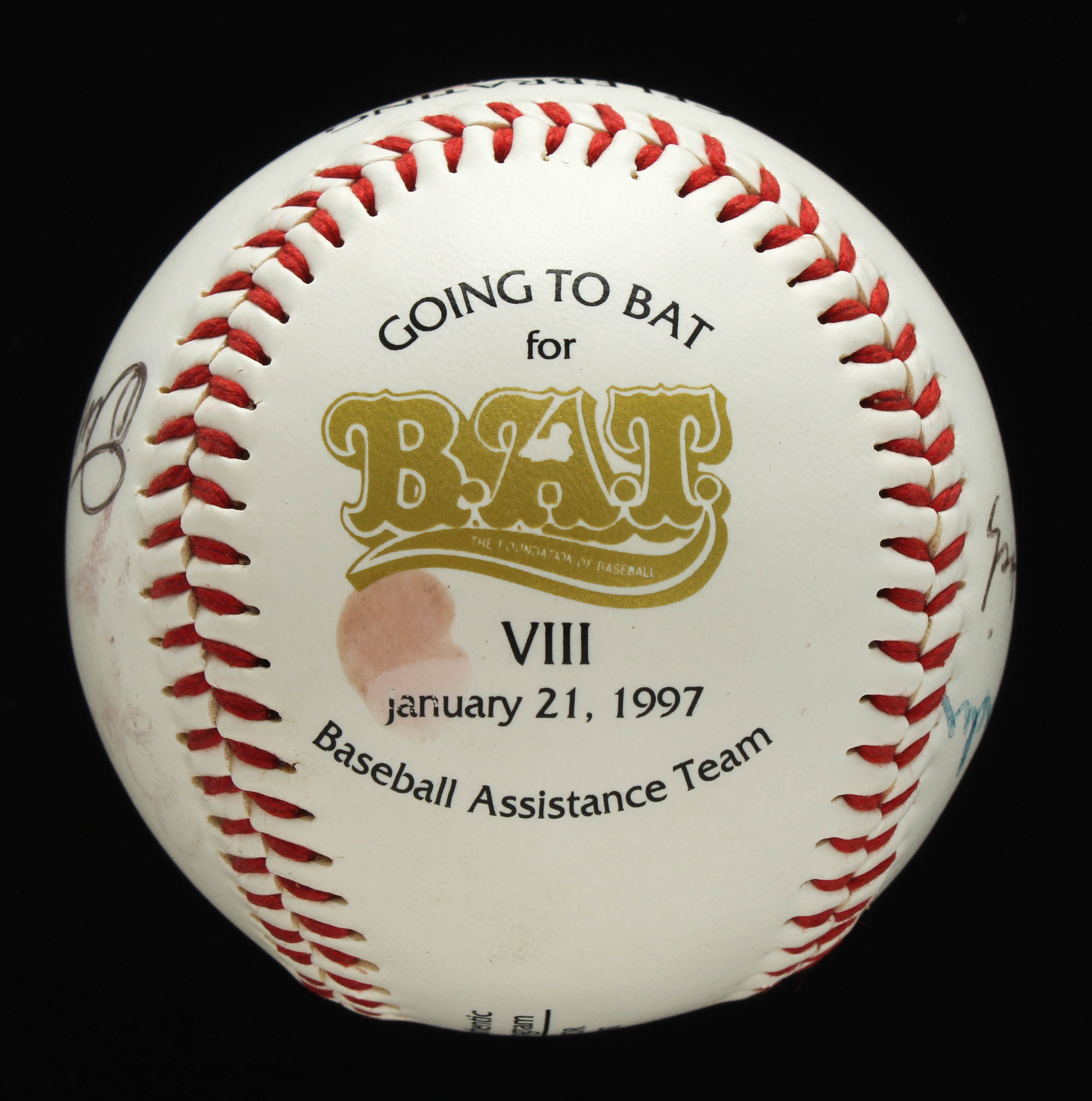 1947 World Series Commemorative Baseball Signed By (4) with Don Larsen, Bobby Murcer, Duke Snider, & Tom Henrich (JSA COA) at PristineAuction.com 1947 World Series Commemorative Baseball Signed By (4) with Don Larsen, Bobby Murcer, Duke Snider, & Tom Henrich (JSA COA) at PristineAuction.com