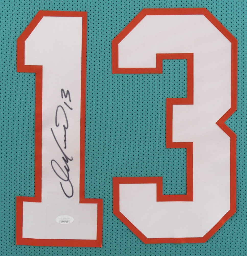 Dan Marino Signed 35x43 Custom Framed Jersey (JSA COA) (Imperfect) at PristineAuction.com Dan Marino Signed 35x43 Custom Framed Jersey (JSA COA) (Imperfect) at PristineAuction.com