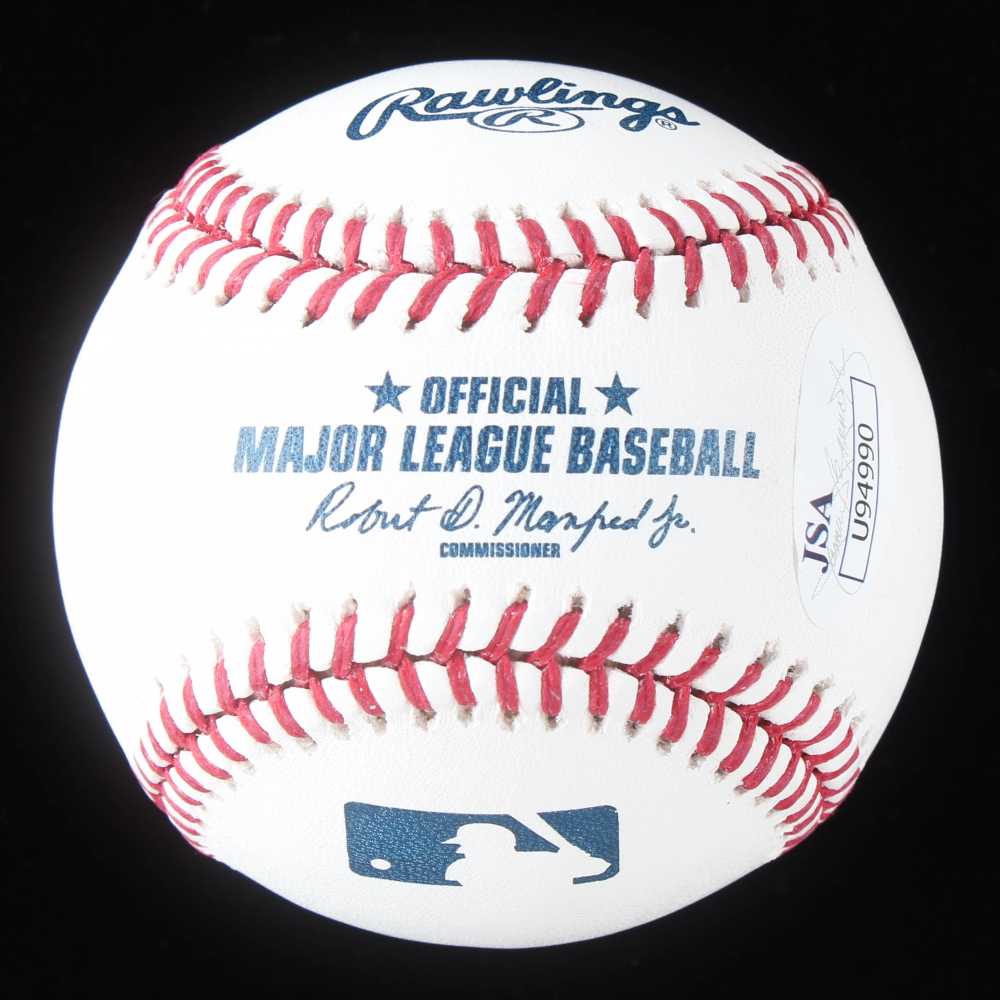 Sal Bando Signed OML Baseball Inscribed "727374 WS Champs" (JSA COA