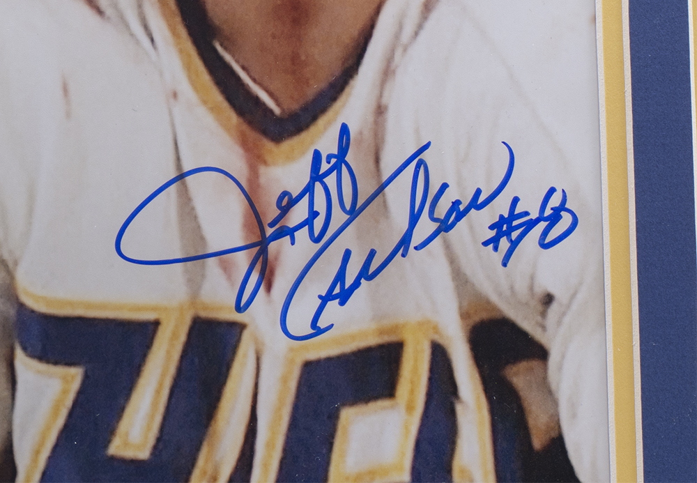 Dave Hanson, Steve Carlson & Jeff Carlson Signed Hanson Brothers "Slap Shot" Chiefs 22x27 Custom Framed Photo (JSA COA) at PristineAuction.com Dave Hanson, Steve Carlson & Jeff Carlson Signed Hanson Brothers "Slap Shot" Chiefs 22x27 Custom Framed Photo (JSA COA) at PristineAuction.com