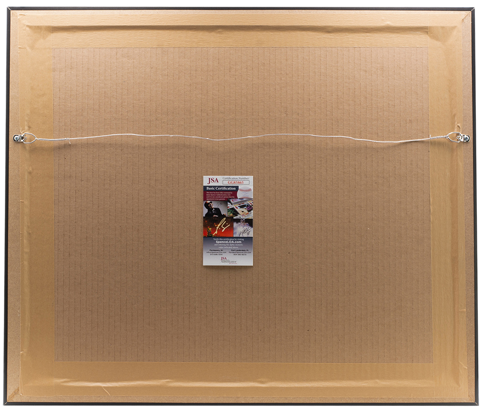 Dave Hanson, Steve Carlson & Jeff Carlson Signed Hanson Brothers "Slap Shot" Chiefs 22x27 Custom Framed Photo (JSA COA) at PristineAuction.com Dave Hanson, Steve Carlson & Jeff Carlson Signed Hanson Brothers "Slap Shot" Chiefs 22x27 Custom Framed Photo (JSA COA) at PristineAuction.com