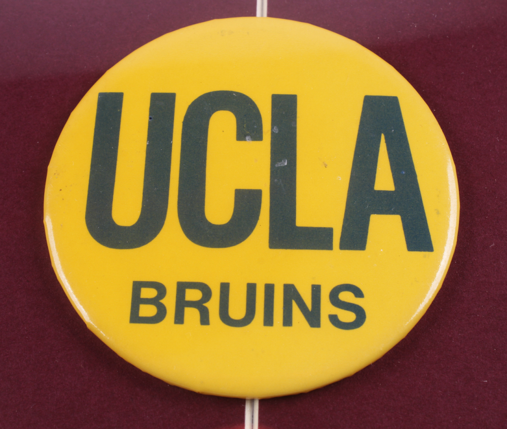 John Wooden Signed 14x19.5 Custom Framed Cut Display with Vintage UCLA