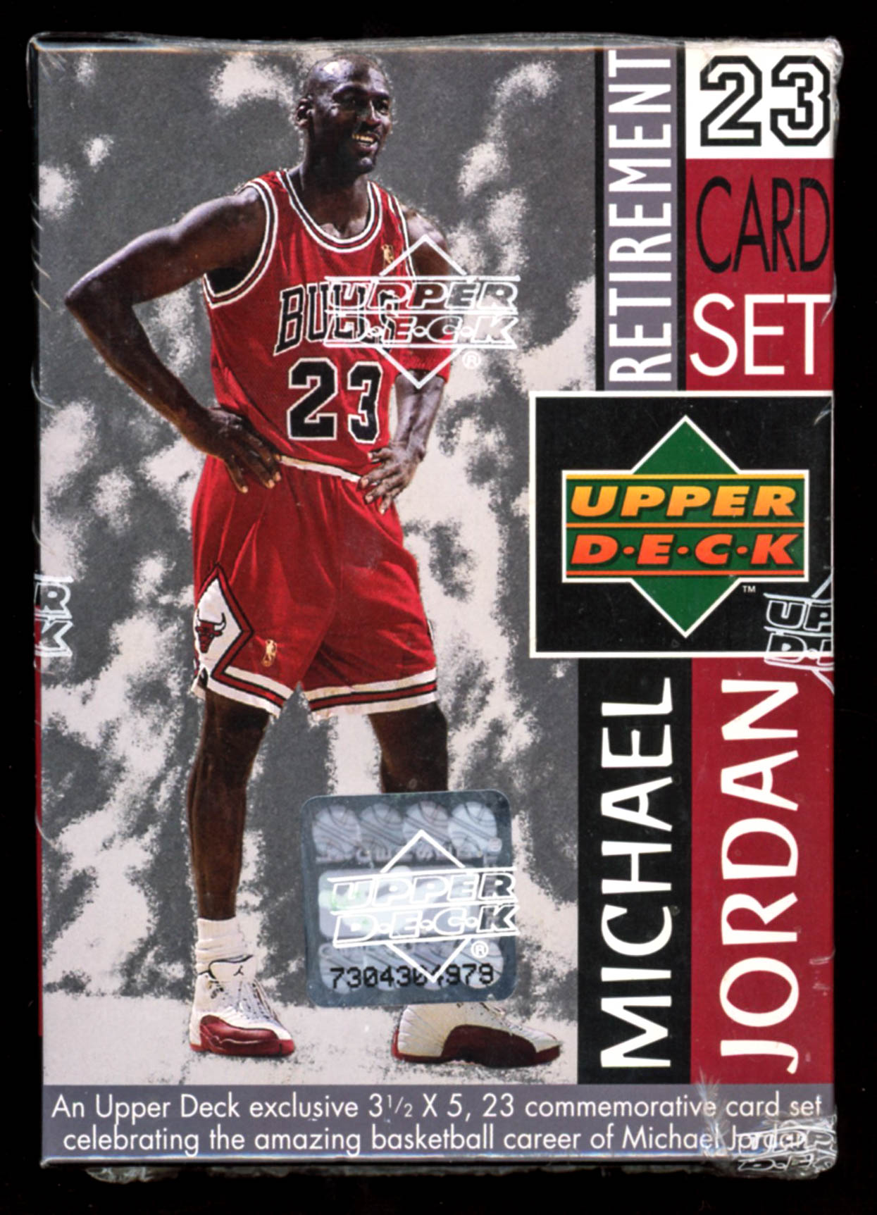 Michael Jordan 1999 Upper Deck Retirement Card Box Set with (23) Cards at PristineAuction.com Michael Jordan 1999 Upper Deck Retirement Card Box Set with (23) Cards at PristineAuction.com